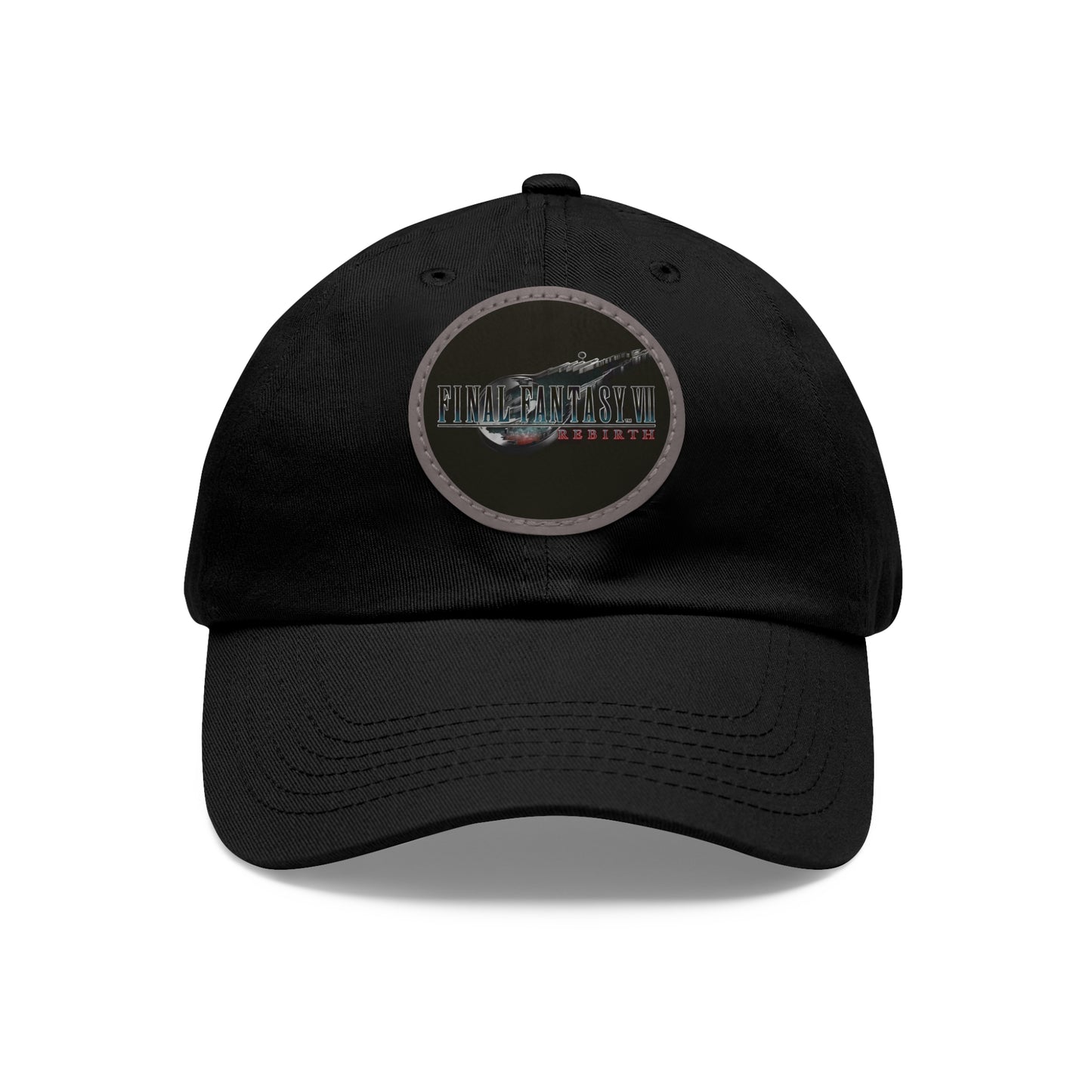 Final Fantasy VII Remake Rebirth Hat with Leather Patch (Round)