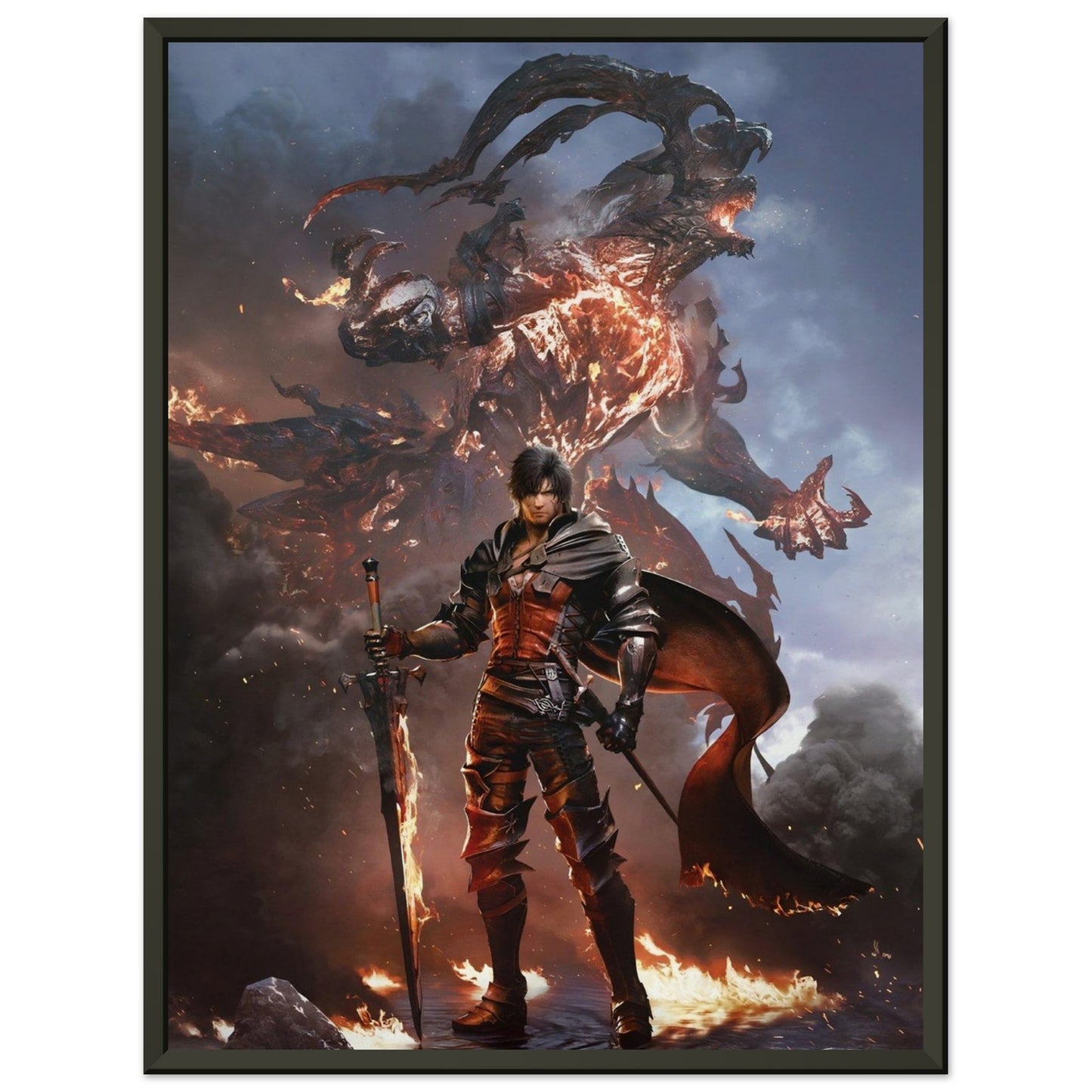 FFXVI Museum-Quality Matte Paper Metal Framed Poster