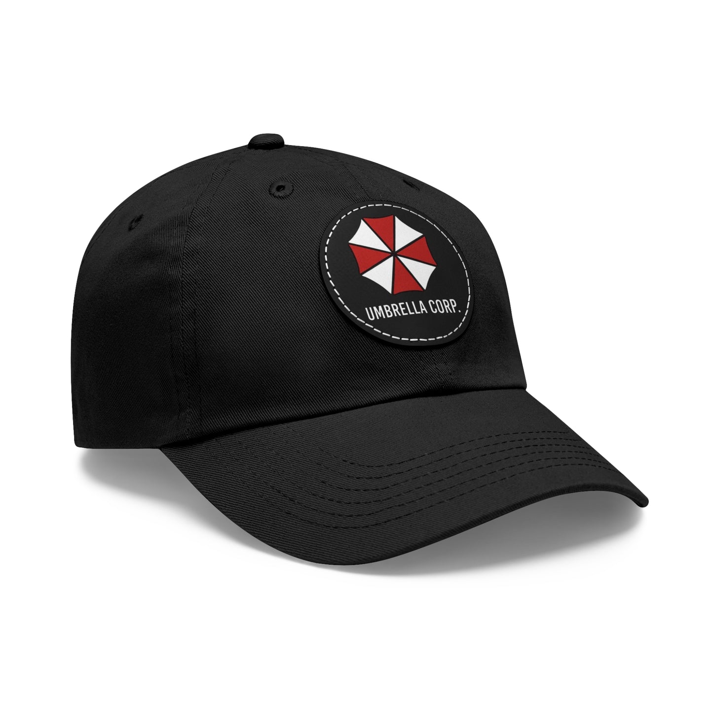 Resident Evil Umbrella Corp. Hat with Leather Patch (Round)