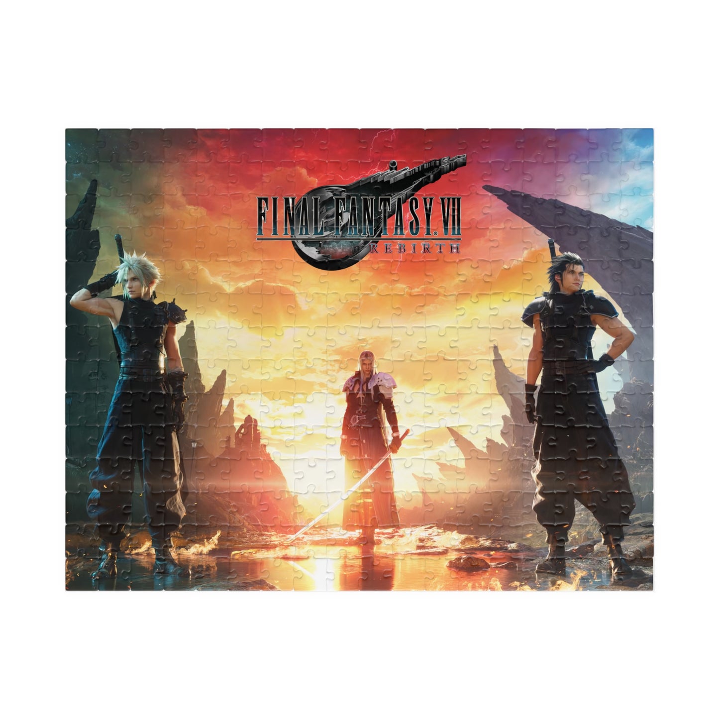 Final Fantasy VII Remake Rebirth | Cloud Zack Sephoroth | Jigsaw Puzzle (252, 520, 1014-piece)