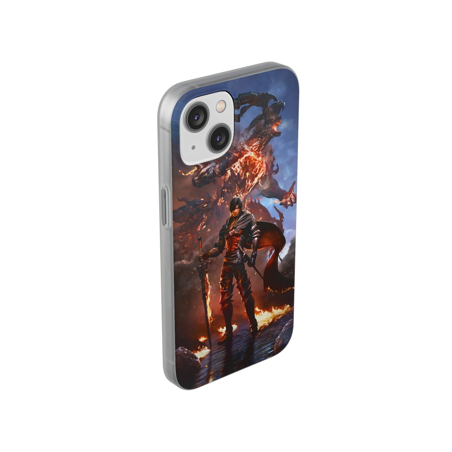 Final Fantasy XVI Clive Rosfield | Flexible Phone Case | Iphone 11-14 Pro Max | Samsung 21-23 Ultra | Gift Packages Choice