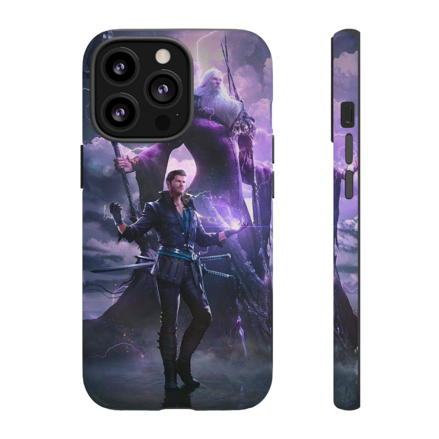 Final Fantasy XVI | Cidolfus Telamon | Enhance Tough Phone Cases for iPhone 11-15 Pro Max / Samsung S21 - 23 Ultra / Pixel 5 - 7