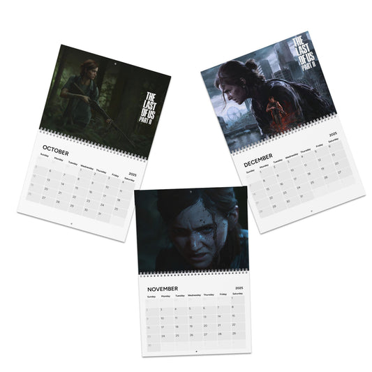 The Last Of Us  2025 Calendar, Video Game Calendar, 2025 Calendar, Wall Calendar, Desk Calendar,  Gift, Gaming Gift, Gamer Decor, Video Game