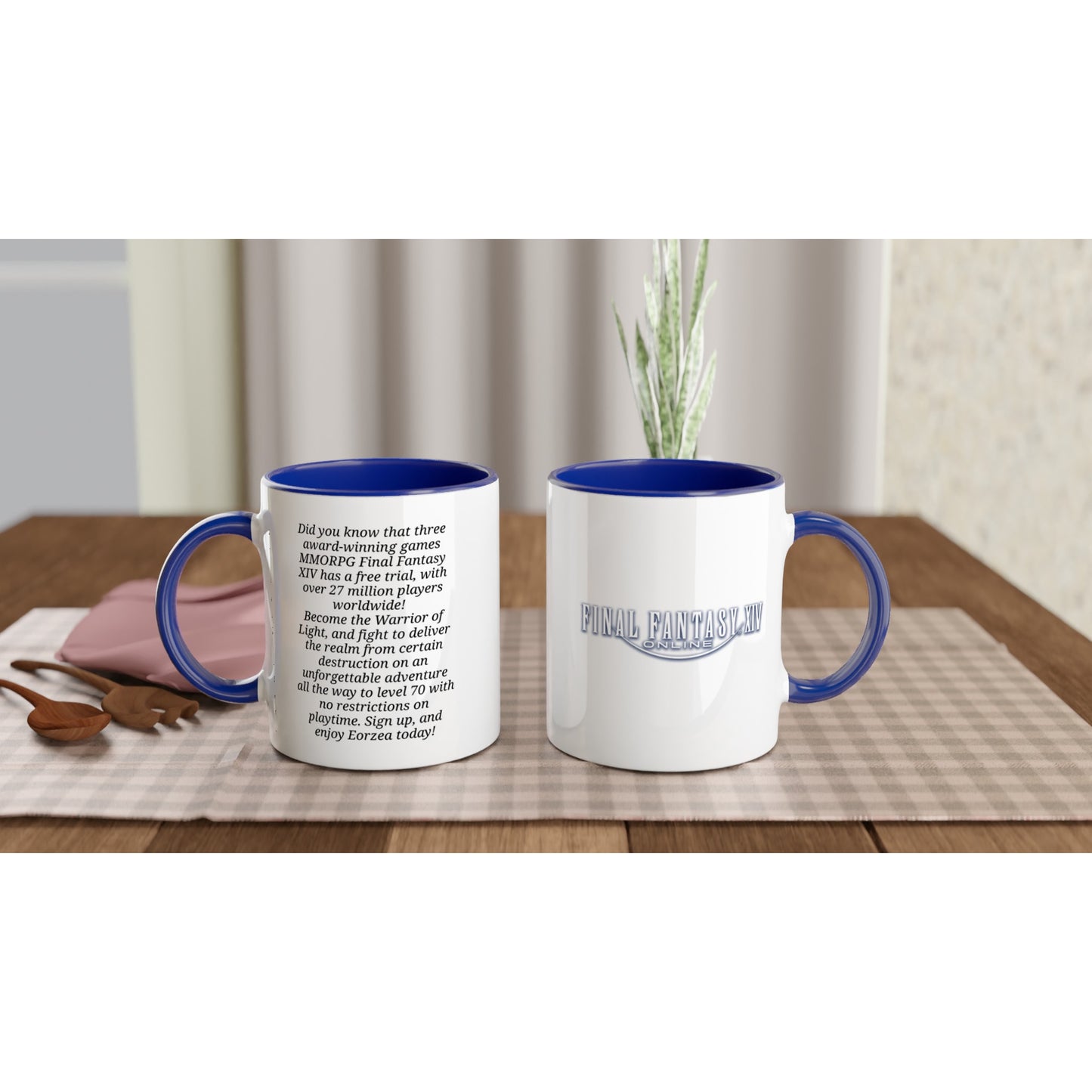 Final Fantasy XIV Trial Invite | Two-tone | 6 Colors | Mug