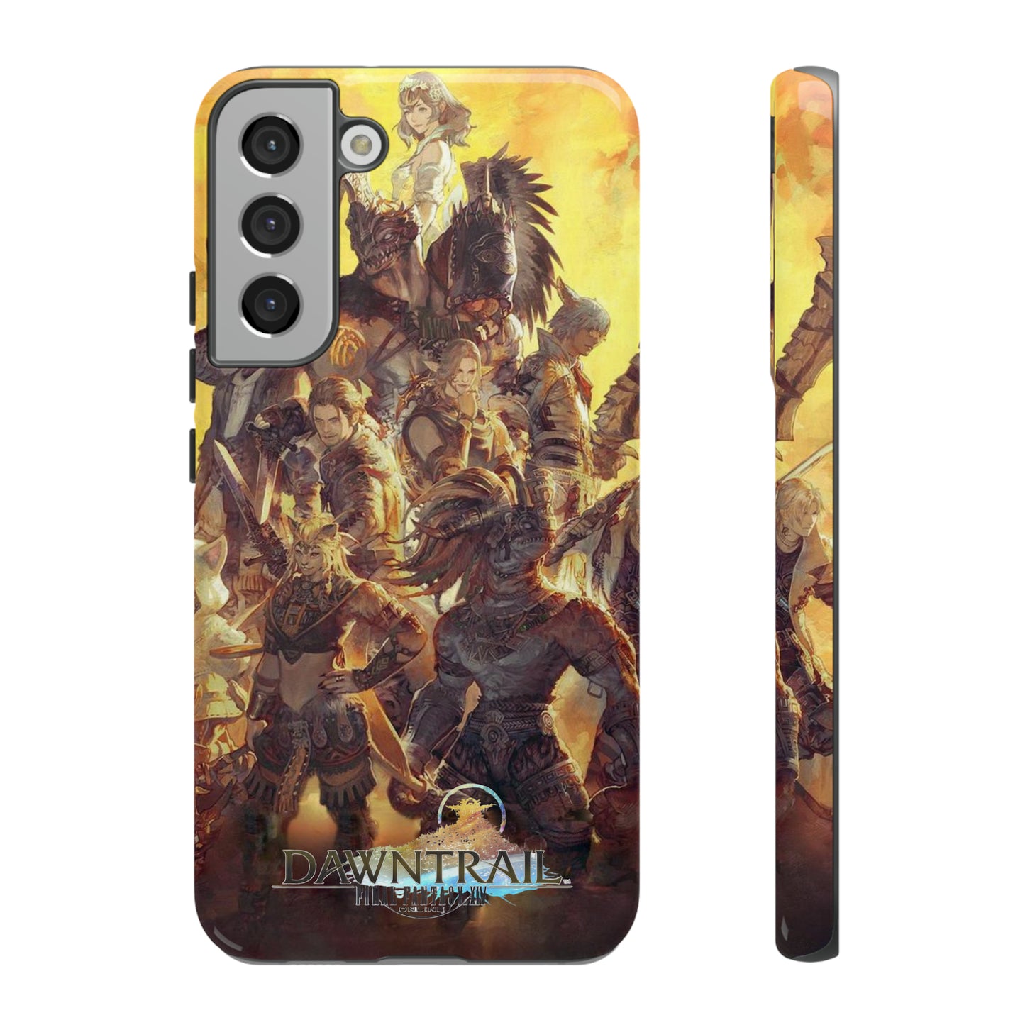 Final Fantasy XIV Dawntrail | Enhance Tough Phone Cases for iPhone 11-15 Pro Max / Samsung S21 - 23 Ultra / Pixel 5 - 7