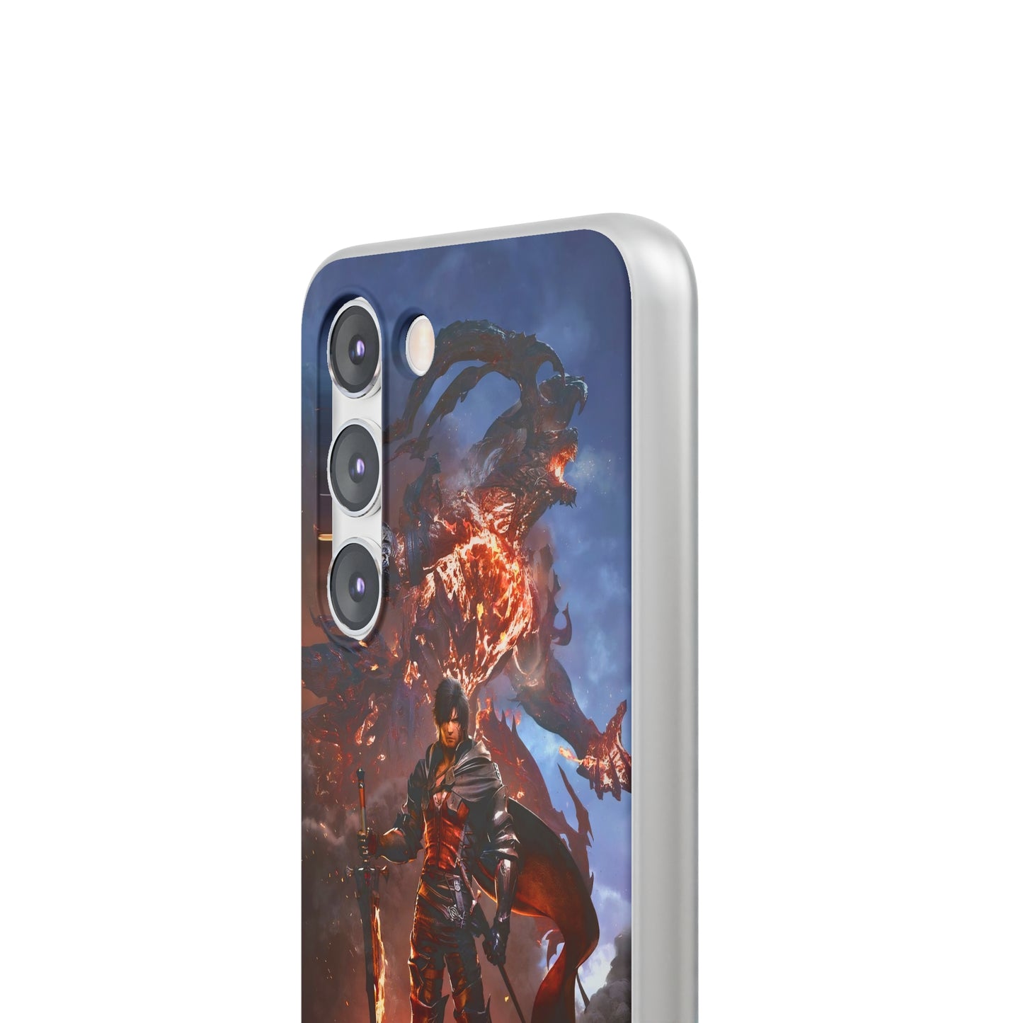 Final Fantasy XVI Clive Rosfield | Flexible Phone Case | Iphone 11-14 Pro Max | Samsung 21-23 Ultra | Gift Packages Choice