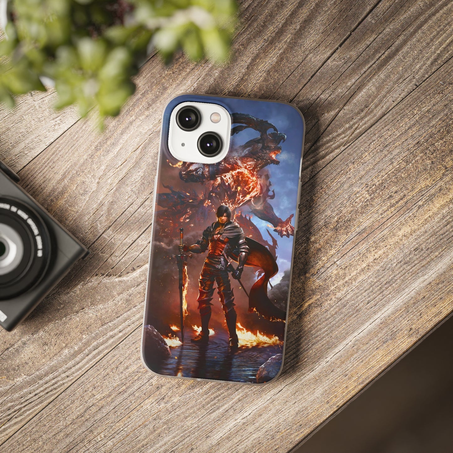 Final Fantasy XVI Clive Rosfield | Flexible Phone Case | Iphone 11-14 Pro Max | Samsung 21-23 Ultra | Gift Packages Choice