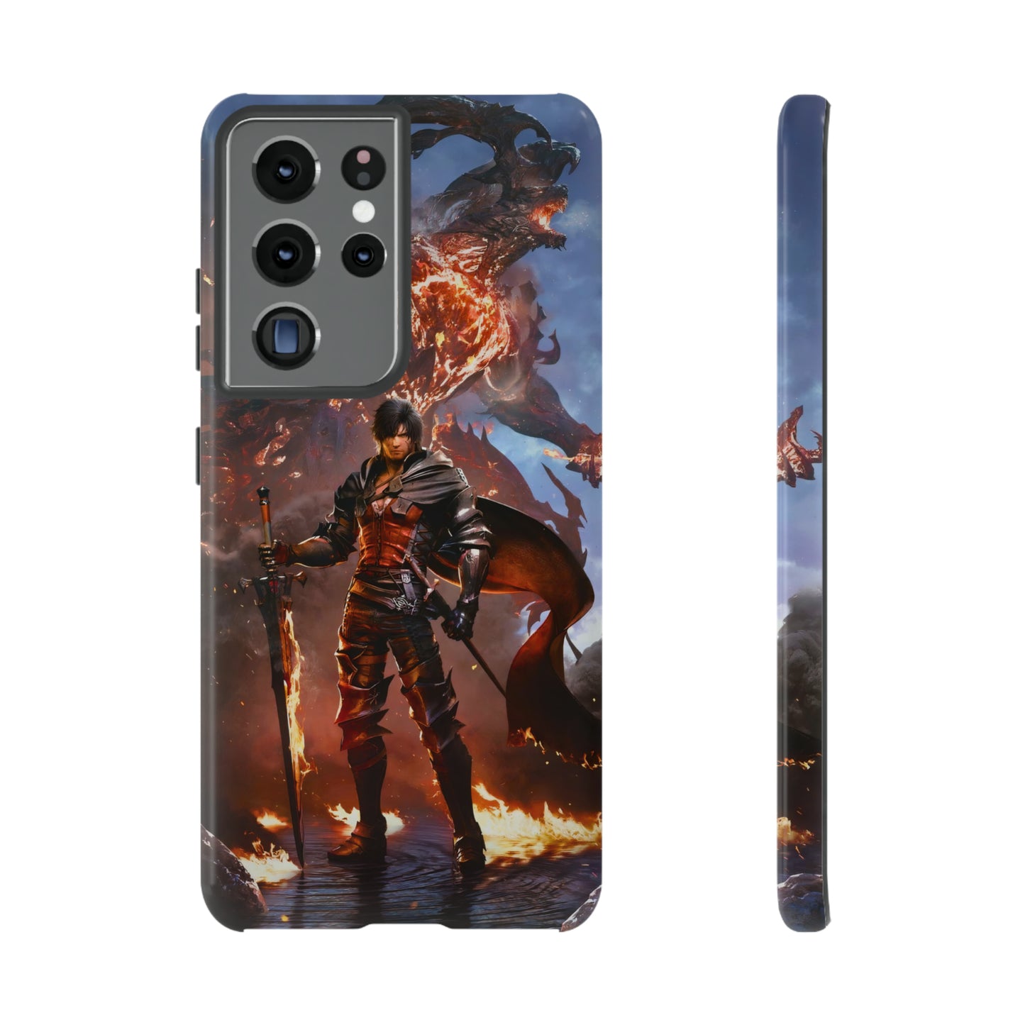 Final Fantasy XVI | Clive Rosfield | Enhance Tough Phone Cases for iPhone 11-15 Pro Max / Samsung S21 - 23 Ultra / Pixel 5 - 7