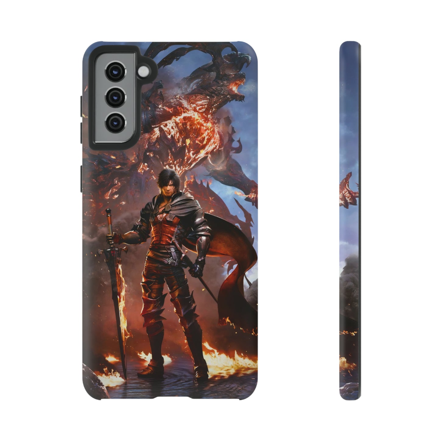 Final Fantasy XVI | Clive Rosfield | Enhance Tough Phone Cases for iPhone 11-15 Pro Max / Samsung S21 - 23 Ultra / Pixel 5 - 7