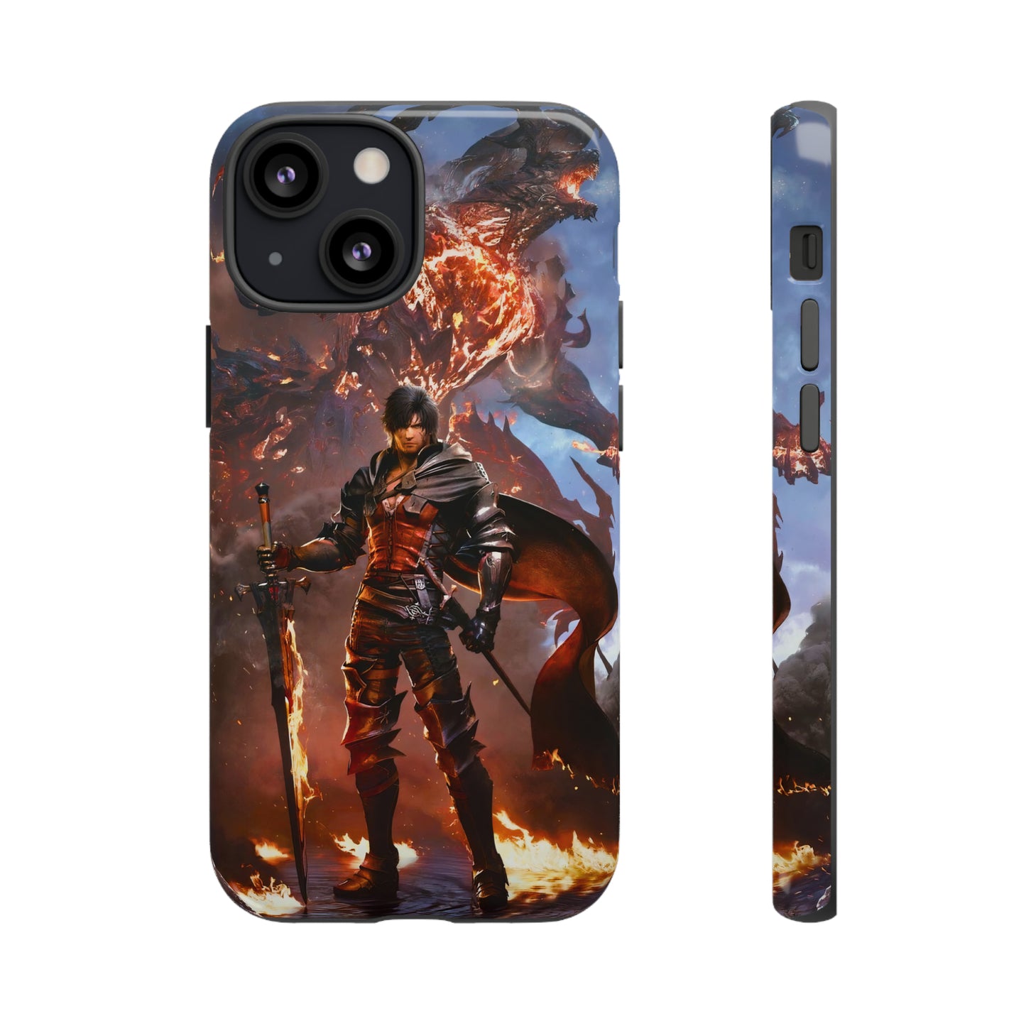 Final Fantasy XVI | Clive Rosfield | Enhance Tough Phone Cases for iPhone 11-15 Pro Max / Samsung S21 - 23 Ultra / Pixel 5 - 7