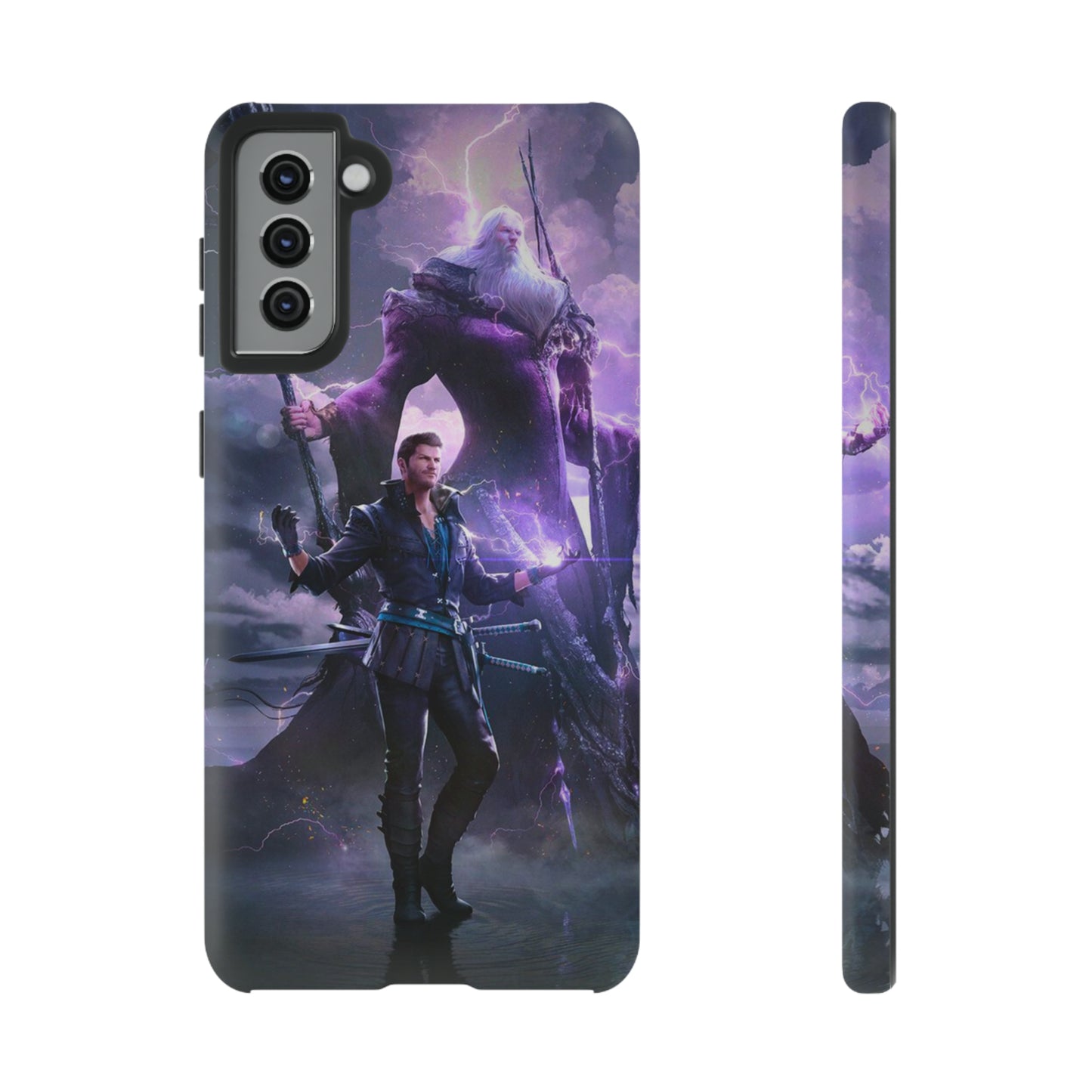 Final Fantasy XVI | Cidolfus Telamon | Enhance Tough Phone Cases for iPhone 11-15 Pro Max / Samsung S21 - 23 Ultra / Pixel 5 - 7