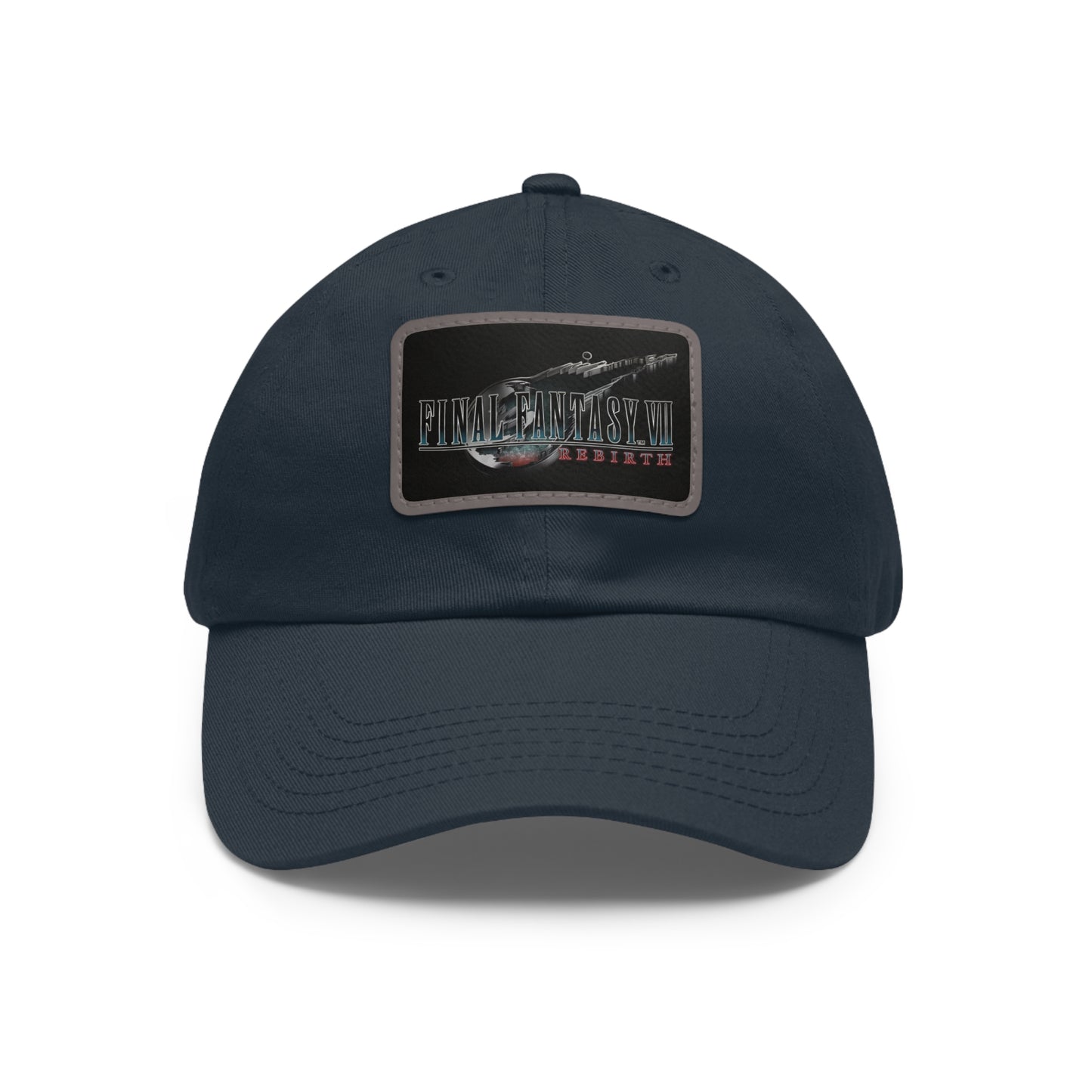 Final Fantasy VII Remake Rebirth Logo Hat with Leather Patch (Rectangle)