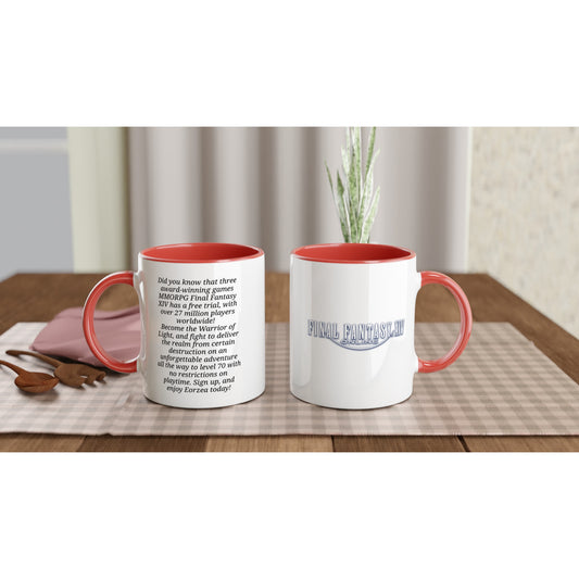 Final Fantasy XIV Trial Invite | Two-tone | 6 Colors | Mug