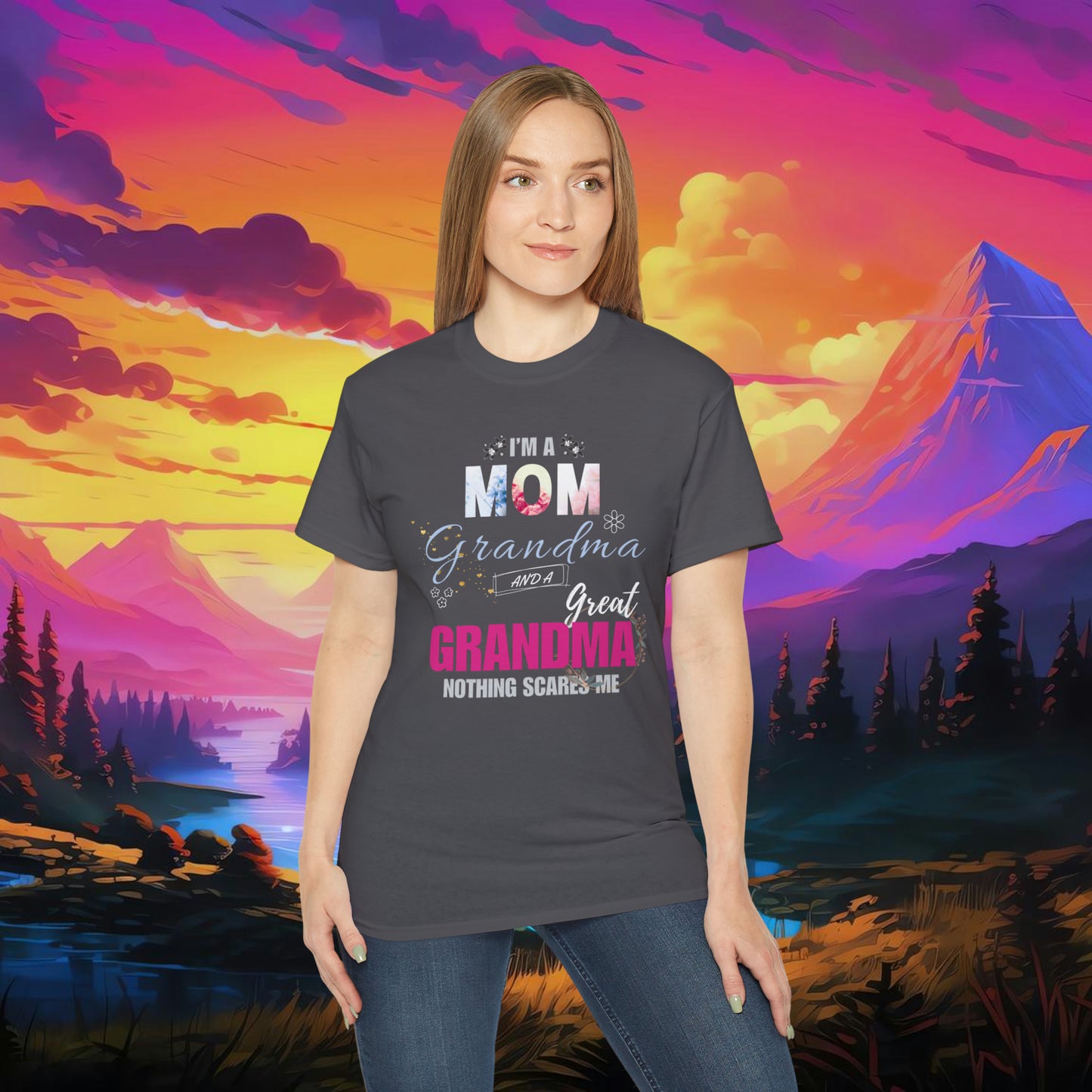 I'm A Mom Grandma Unisex Ultra Cotton Tee