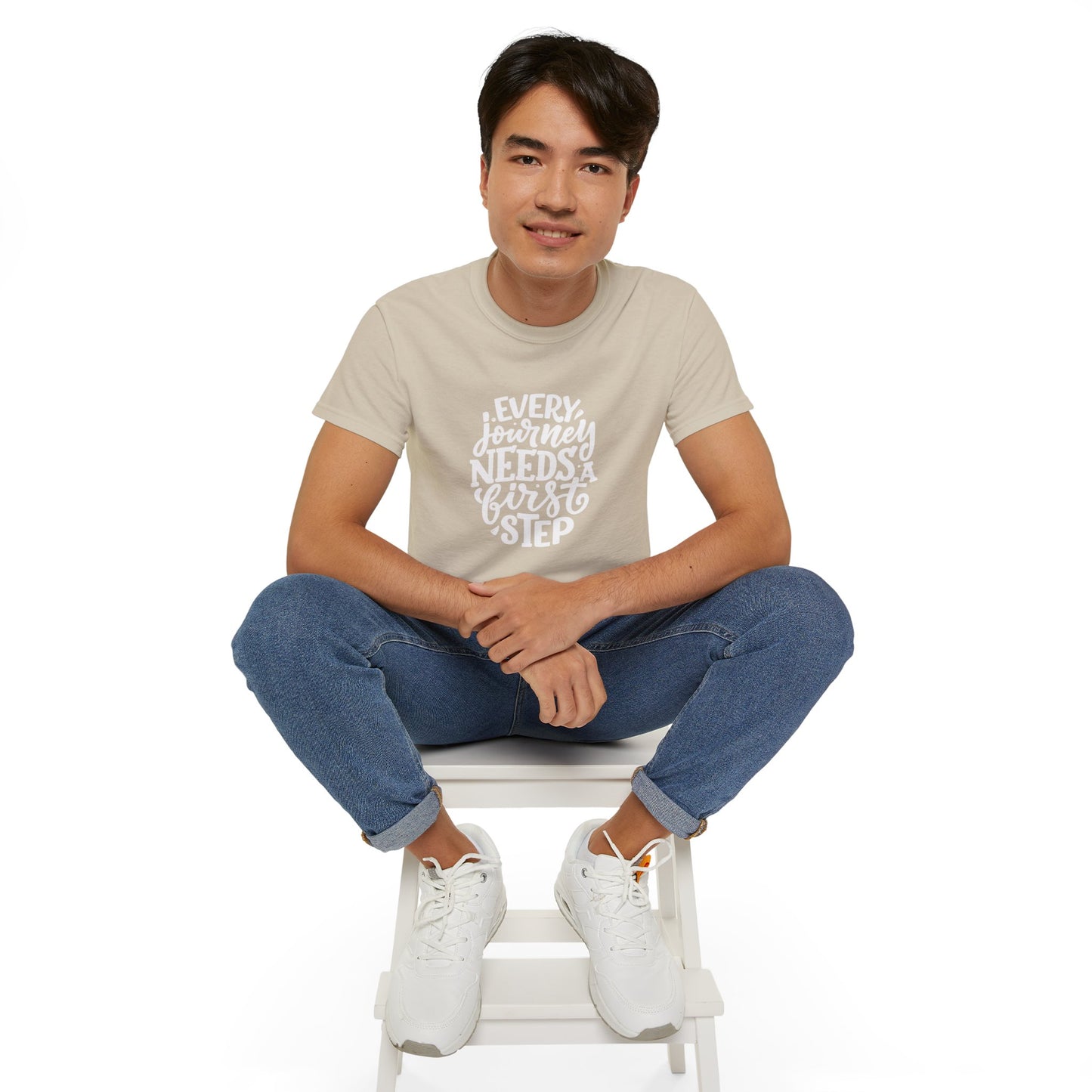 Every Journey Need First Step Unisex Ultra Cotton Tee