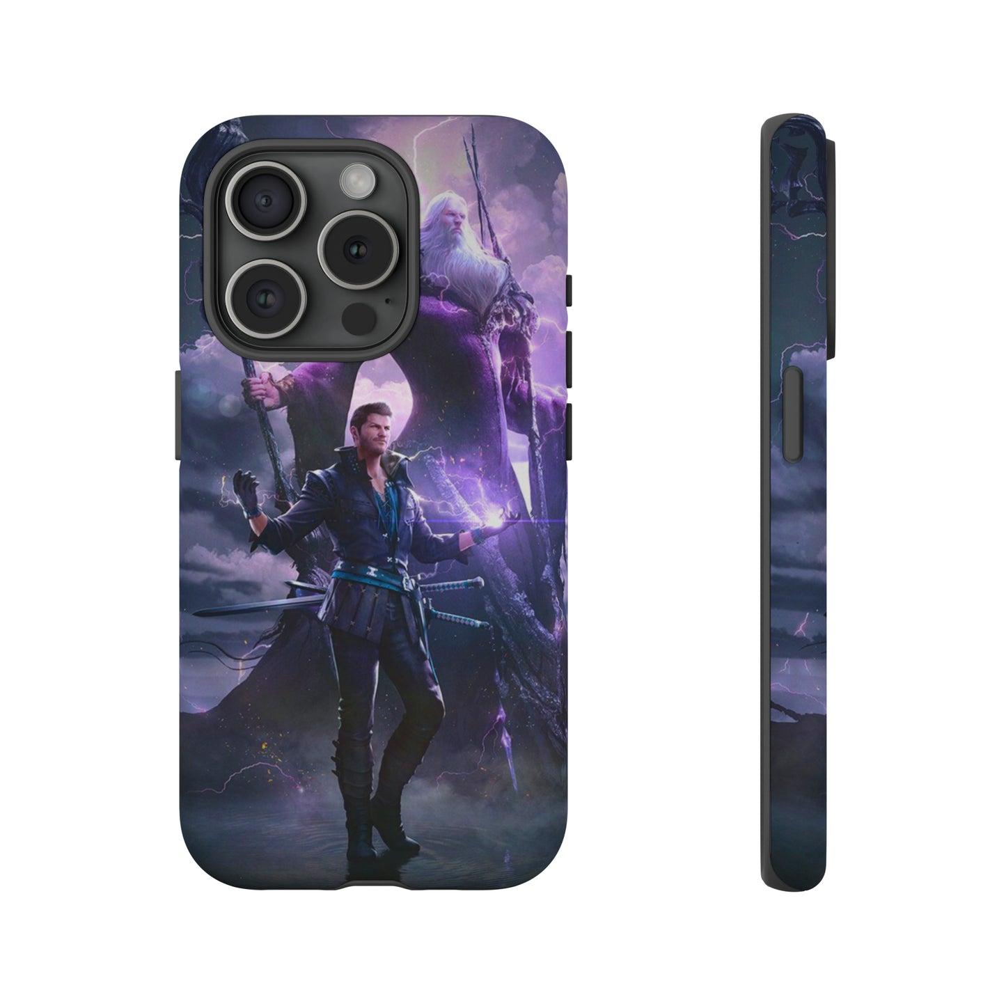 Final Fantasy XVI | Cidolfus Telamon | Enhance Tough Phone Cases for iPhone 11-15 Pro Max / Samsung S21 - 23 Ultra / Pixel 5 - 7