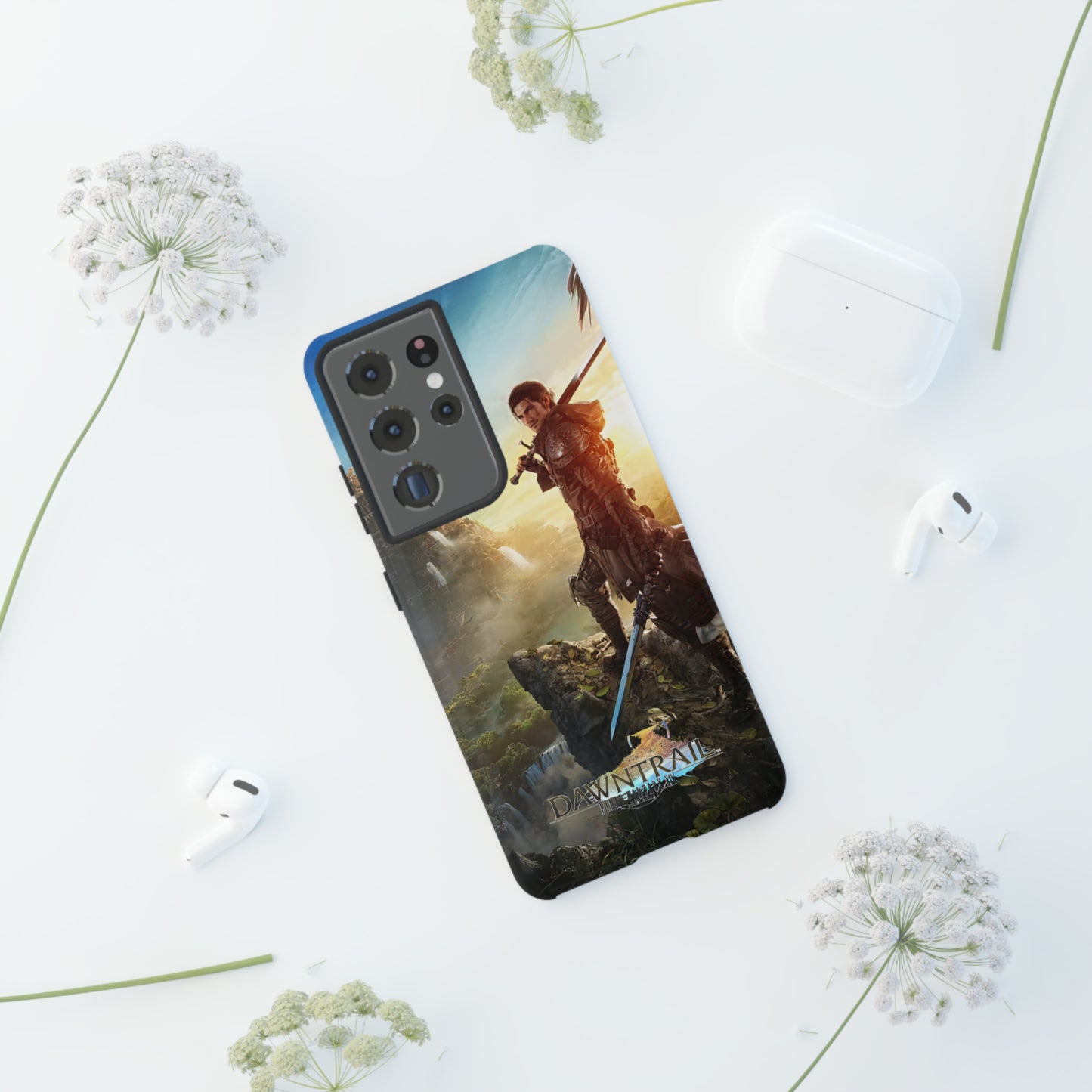 Final Fantasy XIV Dawntrail | Enhance Tough Phone Cases for iPhone 11-15 Pro Max / Samsung S21 - 23 Ultra / Pixel 5 - 7