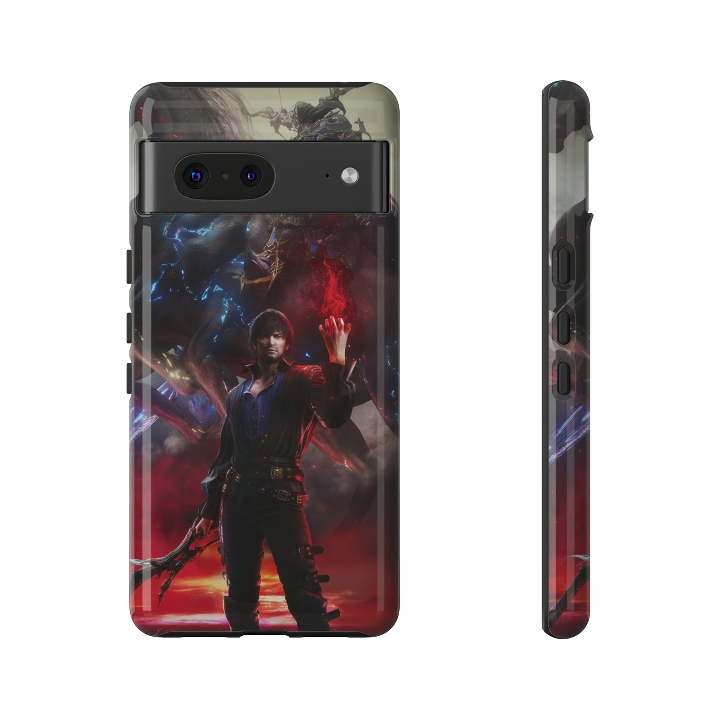 Final Fantasy XVI Barnabas Tharmr | Enhance Tough Phone Cases for iPhone 11-15 Pro Max / Samsung S21 - 23 Ultra / Pixel 5 - 7