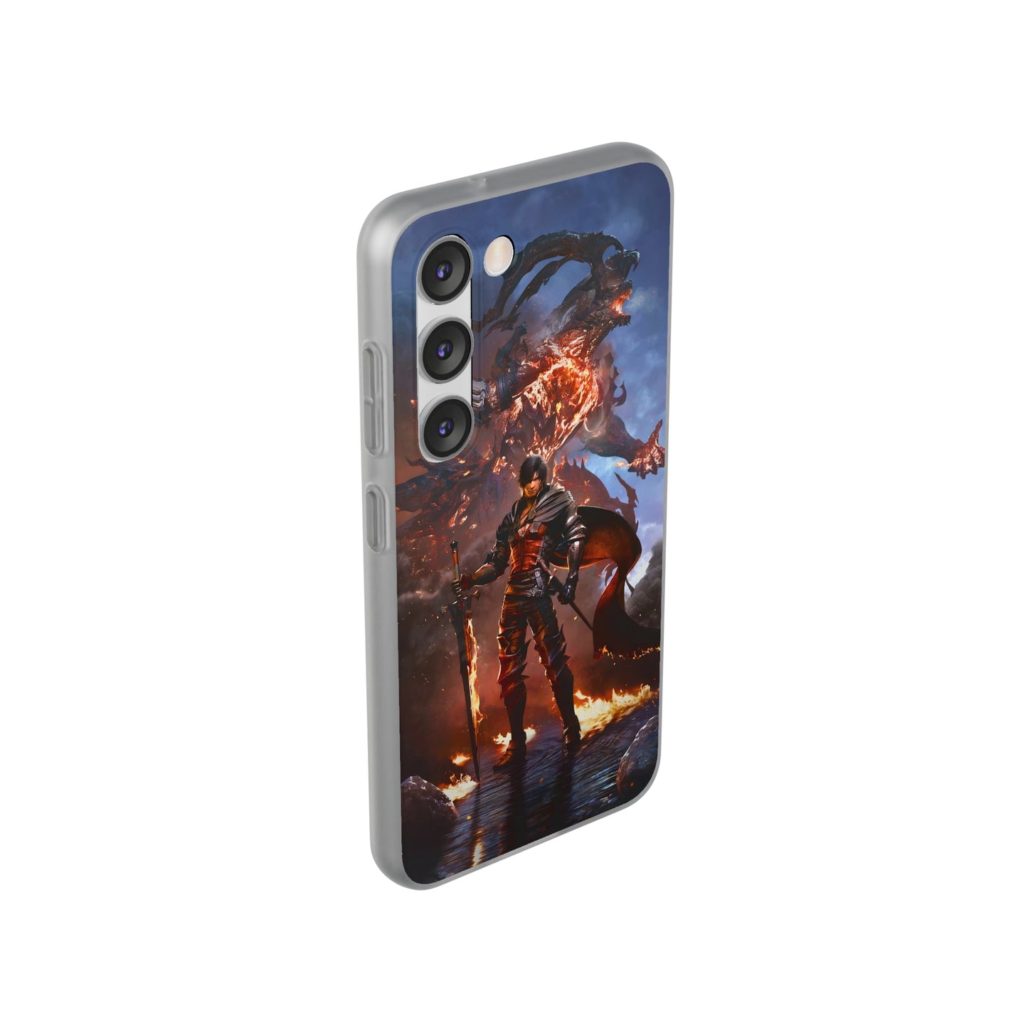 Final Fantasy XVI Clive Rosfield | Flexible Phone Case | Iphone 11-14 Pro Max | Samsung 21-23 Ultra | Gift Packages Choice