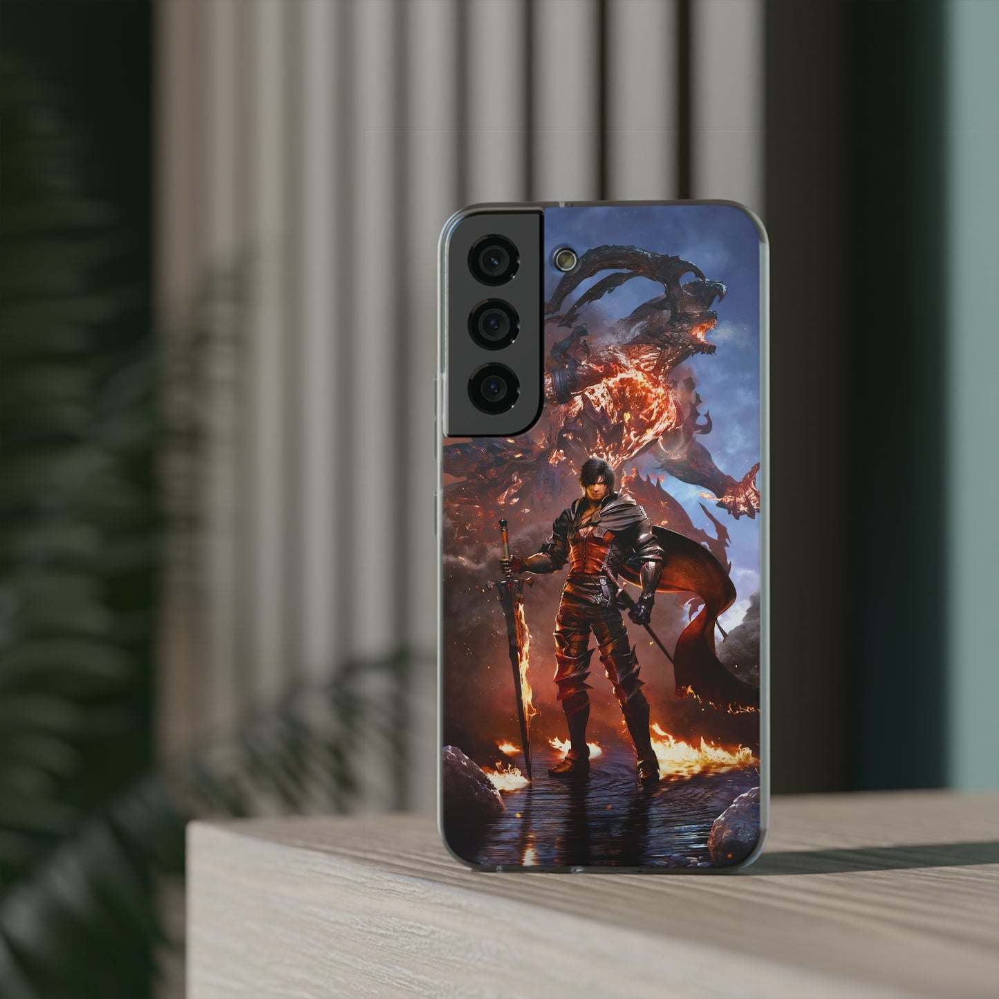 Final Fantasy XVI Clive Rosfield | Flexible Phone Case | Iphone 11-14 Pro Max | Samsung 21-23 Ultra | Gift Packages Choice