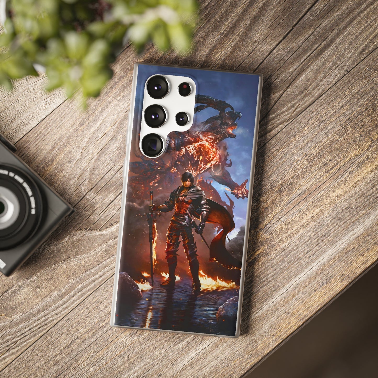 Final Fantasy XVI Clive Rosfield | Flexible Phone Case | Iphone 11-14 Pro Max | Samsung 21-23 Ultra | Gift Packages Choice