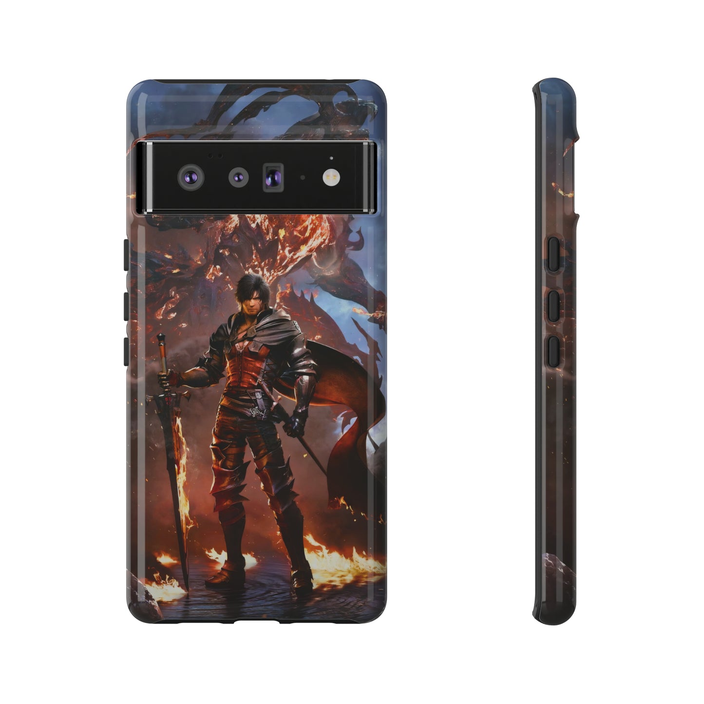 Final Fantasy XVI | Clive Rosfield | Enhance Tough Phone Cases for iPhone 11-15 Pro Max / Samsung S21 - 23 Ultra / Pixel 5 - 7