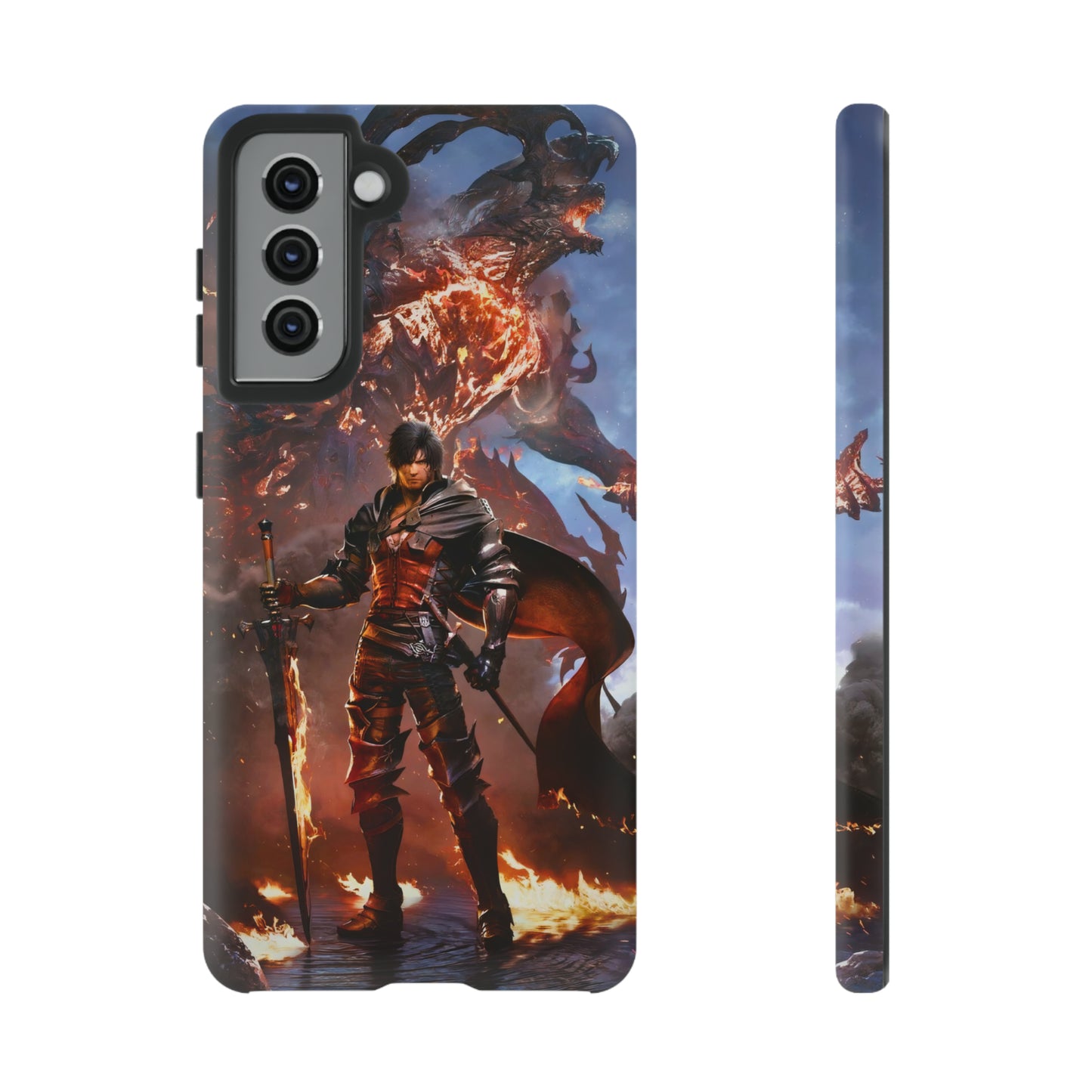 Final Fantasy XVI | Clive Rosfield | Enhance Tough Phone Cases for iPhone 11-15 Pro Max / Samsung S21 - 23 Ultra / Pixel 5 - 7