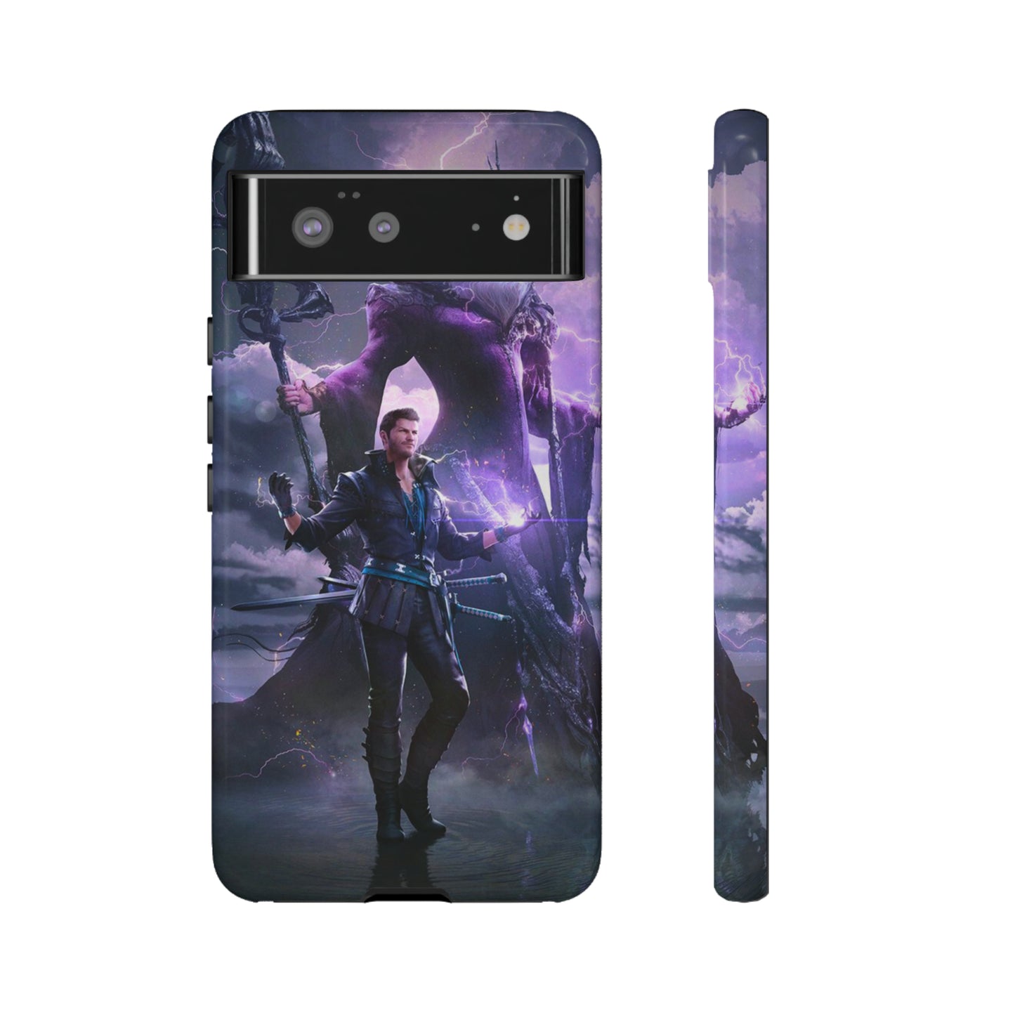 Final Fantasy XVI | Cidolfus Telamon | Enhance Tough Phone Cases for iPhone 11-15 Pro Max / Samsung S21 - 23 Ultra / Pixel 5 - 7