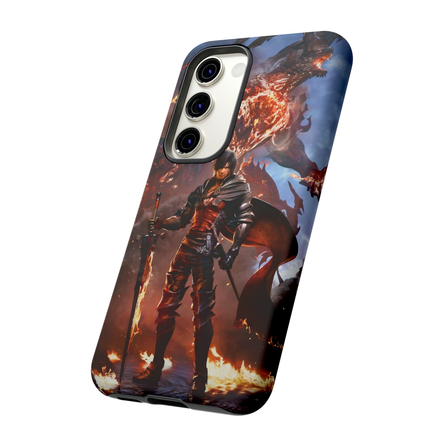 Final Fantasy XVI | Clive Rosfield | Enhance Tough Phone Cases for iPhone 11-15 Pro Max / Samsung S21 - 23 Ultra / Pixel 5 - 7