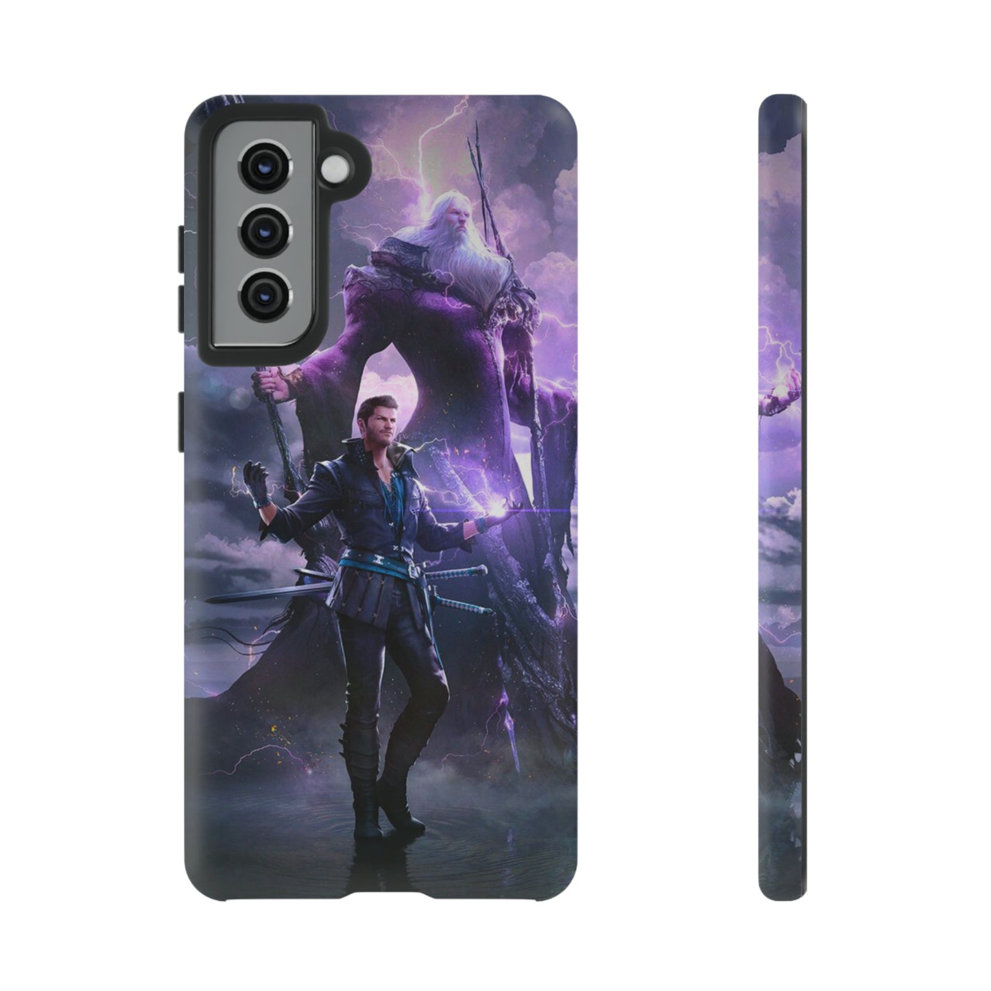 Final Fantasy XVI | Cidolfus Telamon | Enhance Tough Phone Cases for iPhone 11-15 Pro Max / Samsung S21 - 23 Ultra / Pixel 5 - 7