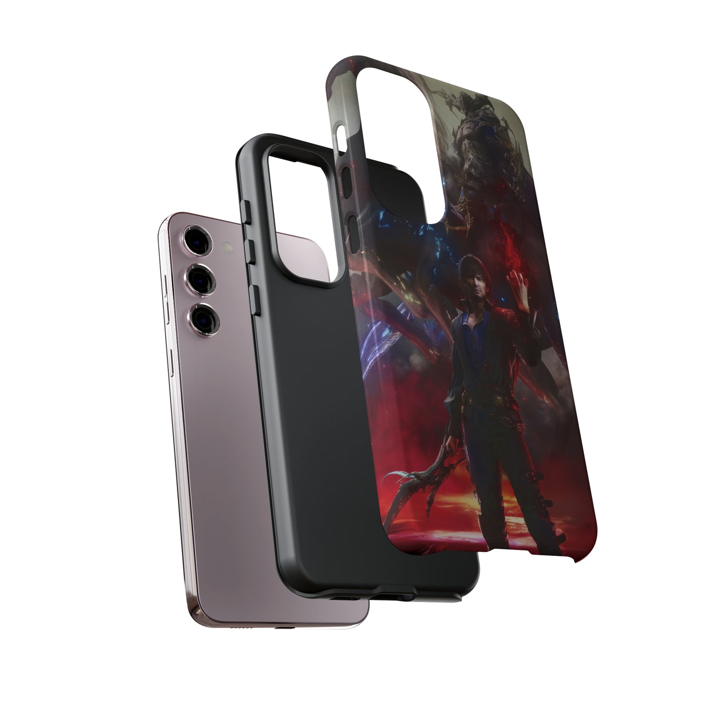 Final Fantasy XVI Barnabas Tharmr | Enhance Tough Phone Cases for iPhone 11-15 Pro Max / Samsung S21 - 23 Ultra / Pixel 5 - 7