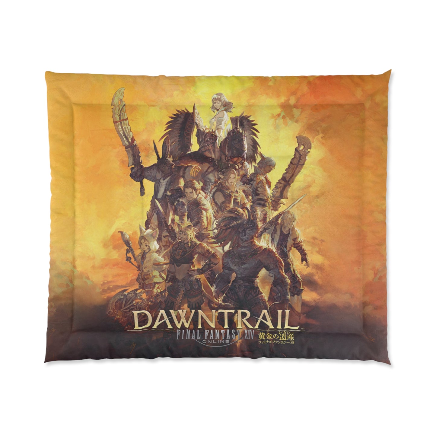 Final Fantasy XIV Dawntrail Expansion Blanket Comforter