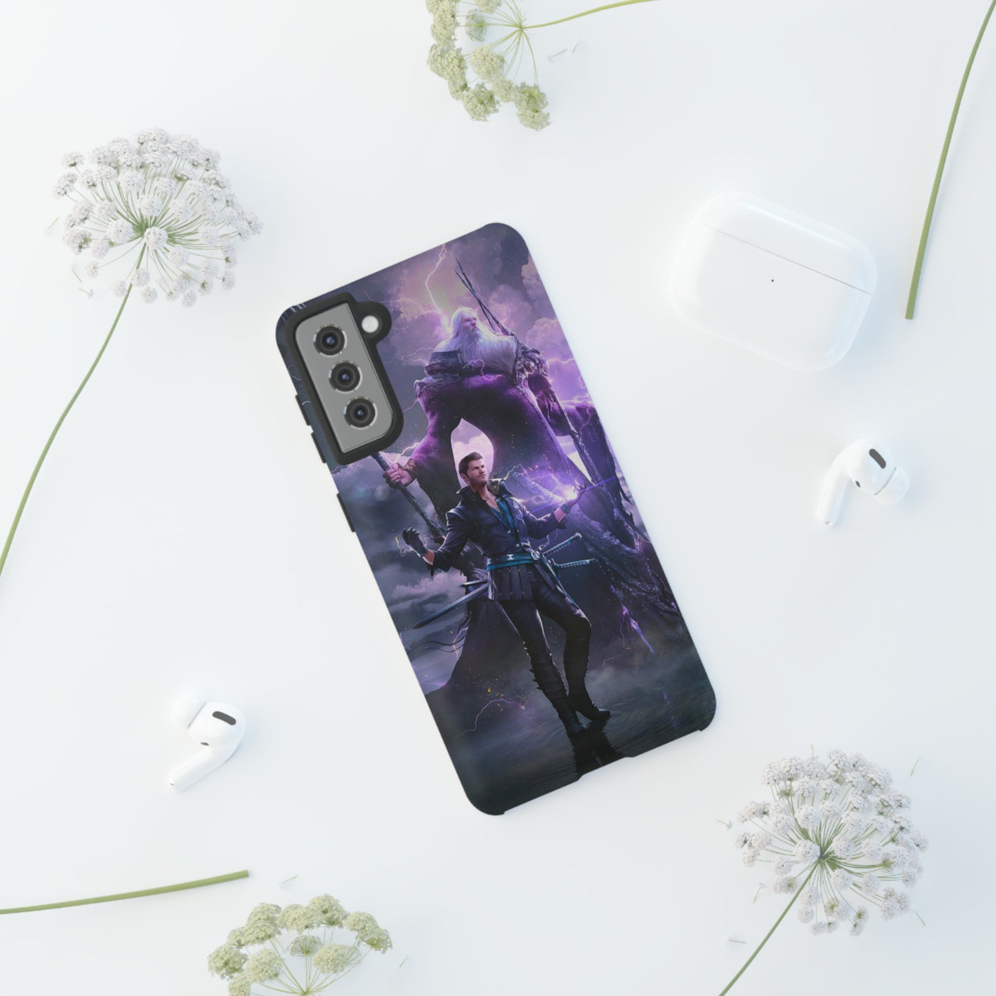 Final Fantasy XVI | Cidolfus Telamon | Enhance Tough Phone Cases for iPhone 11-15 Pro Max / Samsung S21 - 23 Ultra / Pixel 5 - 7