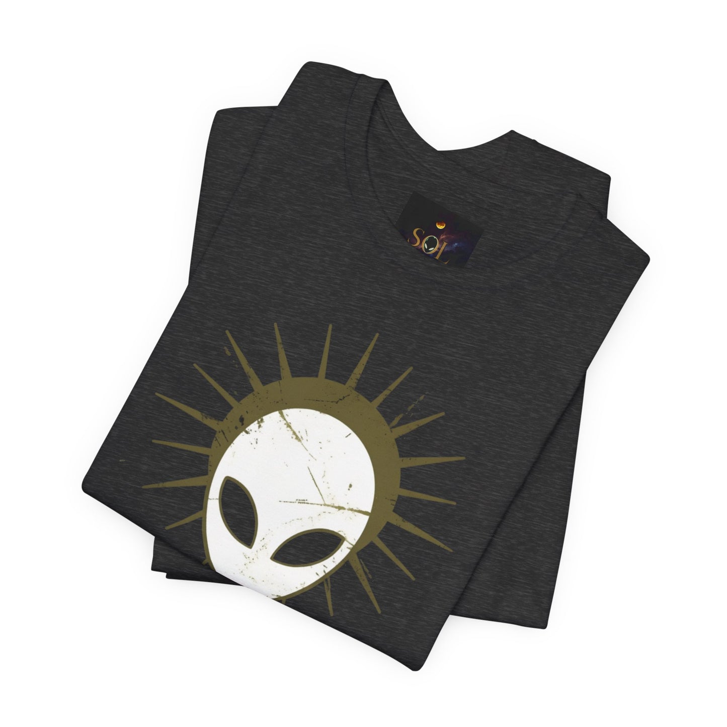 I AM THE ALIEN T-Shirt — Funny Minimalist UFO Conspiracy Tee for UFO Enthusiasts