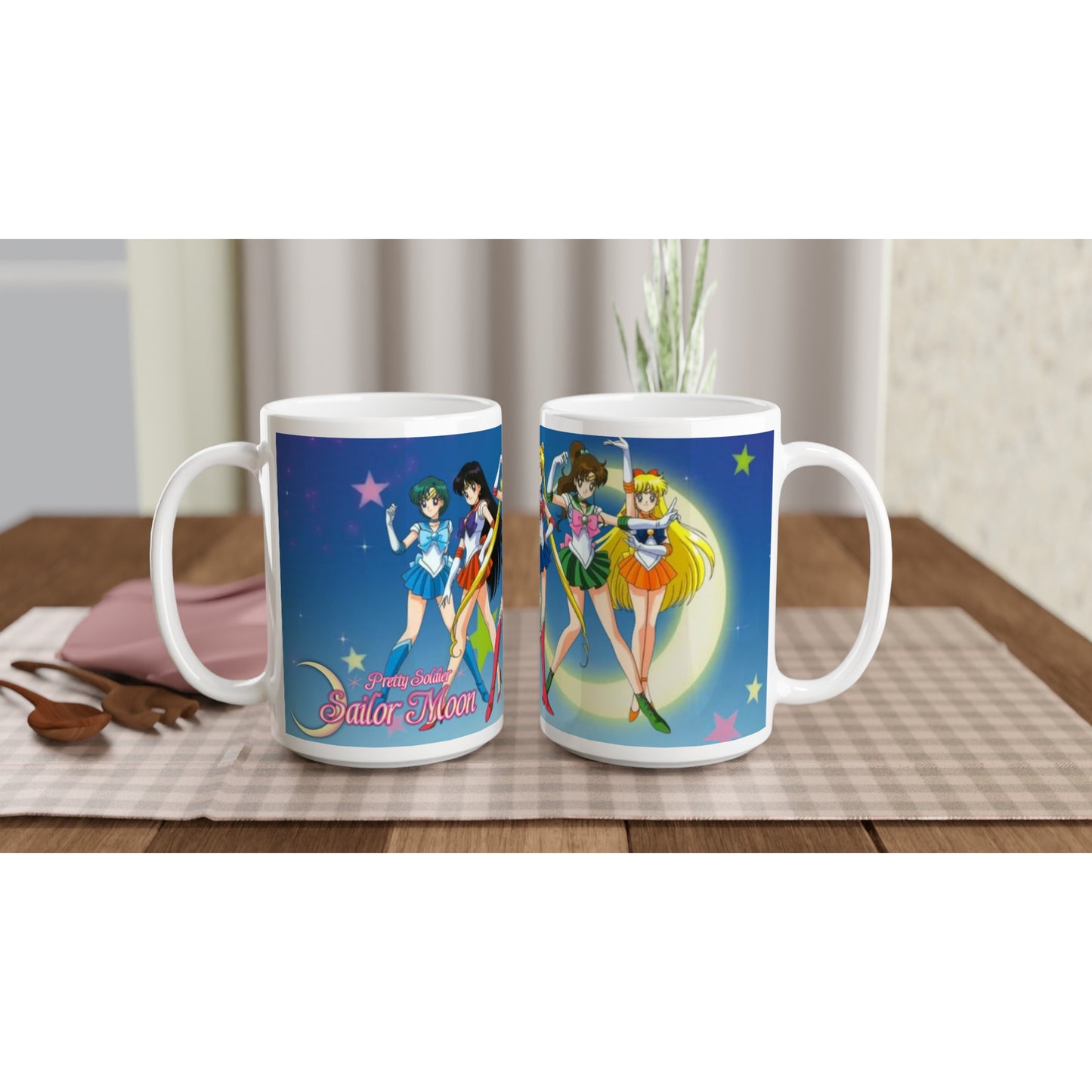 Sailor Moon | 3 Size | White Ceramic Mug