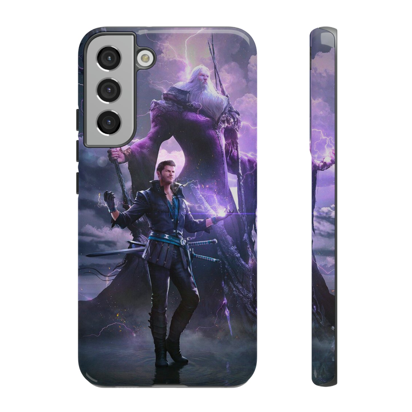 Final Fantasy XVI | Cidolfus Telamon | Enhance Tough Phone Cases for iPhone 11-15 Pro Max / Samsung S21 - 23 Ultra / Pixel 5 - 7