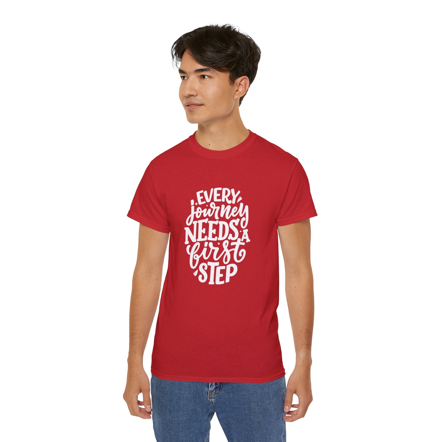 Every Journey Need First Step Unisex Ultra Cotton Tee