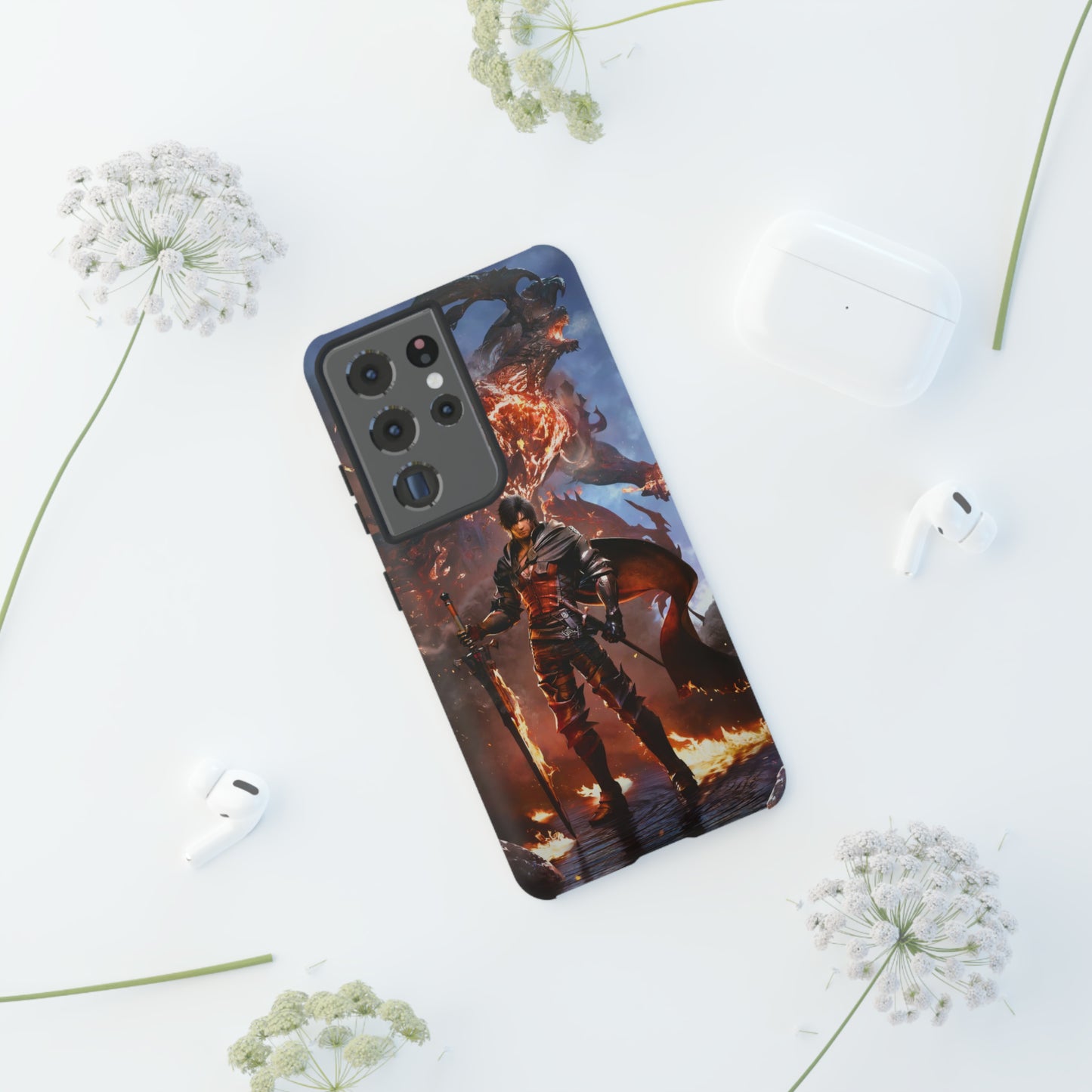 Final Fantasy XVI | Clive Rosfield | Enhance Tough Phone Cases for iPhone 11-15 Pro Max / Samsung S21 - 23 Ultra / Pixel 5 - 7