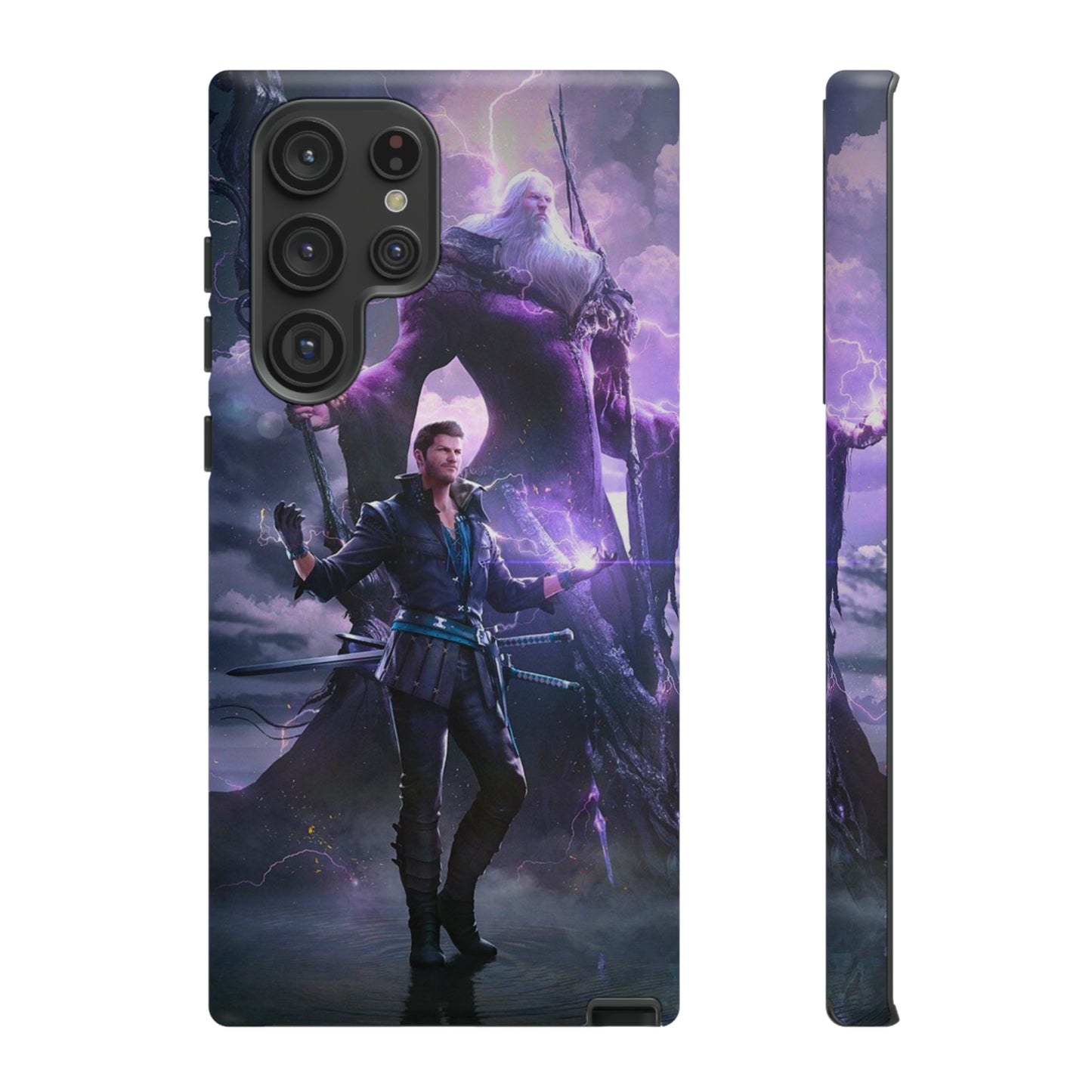 Final Fantasy XVI | Cidolfus Telamon | Enhance Tough Phone Cases for iPhone 11-15 Pro Max / Samsung S21 - 23 Ultra / Pixel 5 - 7