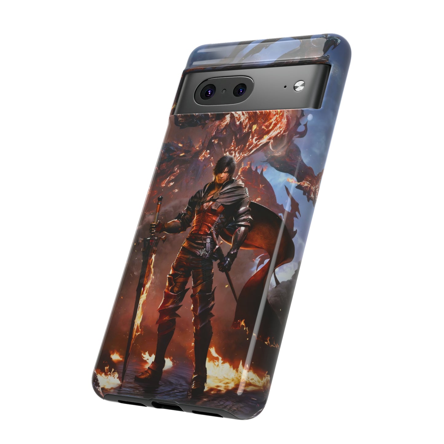 Final Fantasy XVI | Clive Rosfield | Enhance Tough Phone Cases for iPhone 11-15 Pro Max / Samsung S21 - 23 Ultra / Pixel 5 - 7