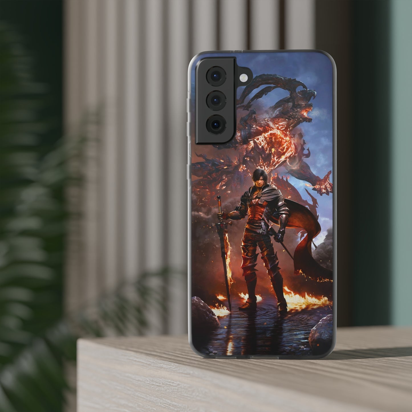 Final Fantasy XVI Clive Rosfield | Flexible Phone Case | Iphone 11-14 Pro Max | Samsung 21-23 Ultra | Gift Packages Choice