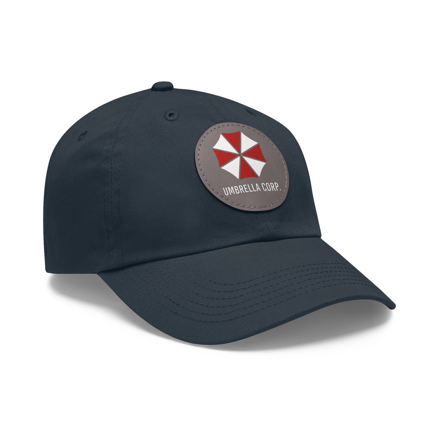 Resident Evil Umbrella Corp. Hat with Leather Patch (Round)