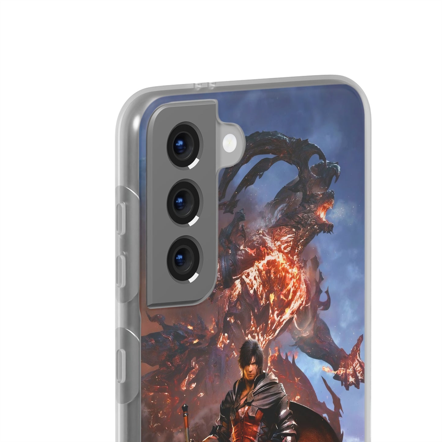 Final Fantasy XVI Clive Rosfield | Flexible Phone Case | Iphone 11-14 Pro Max | Samsung 21-23 Ultra | Gift Packages Choice