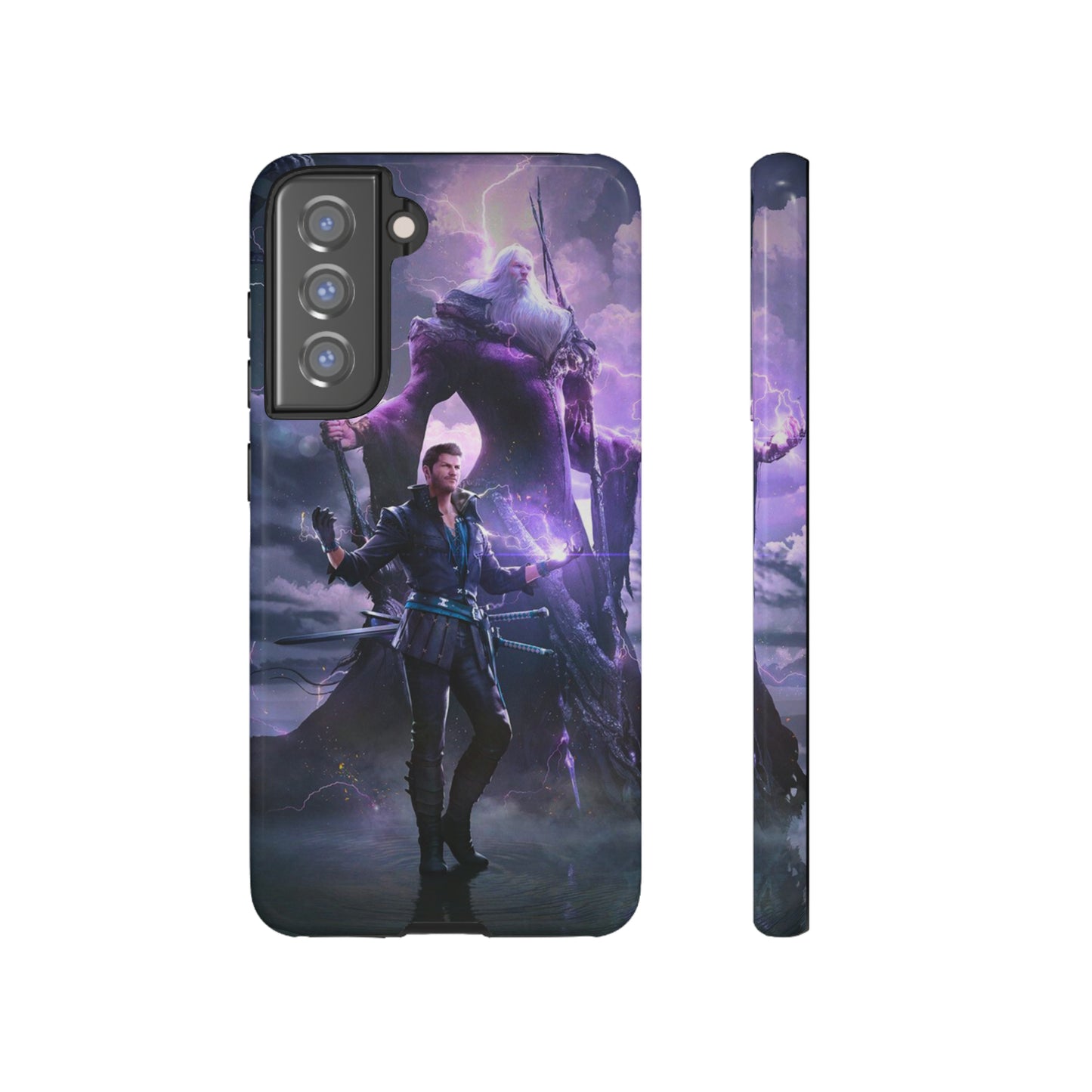 Final Fantasy XVI | Cidolfus Telamon | Enhance Tough Phone Cases for iPhone 11-15 Pro Max / Samsung S21 - 23 Ultra / Pixel 5 - 7