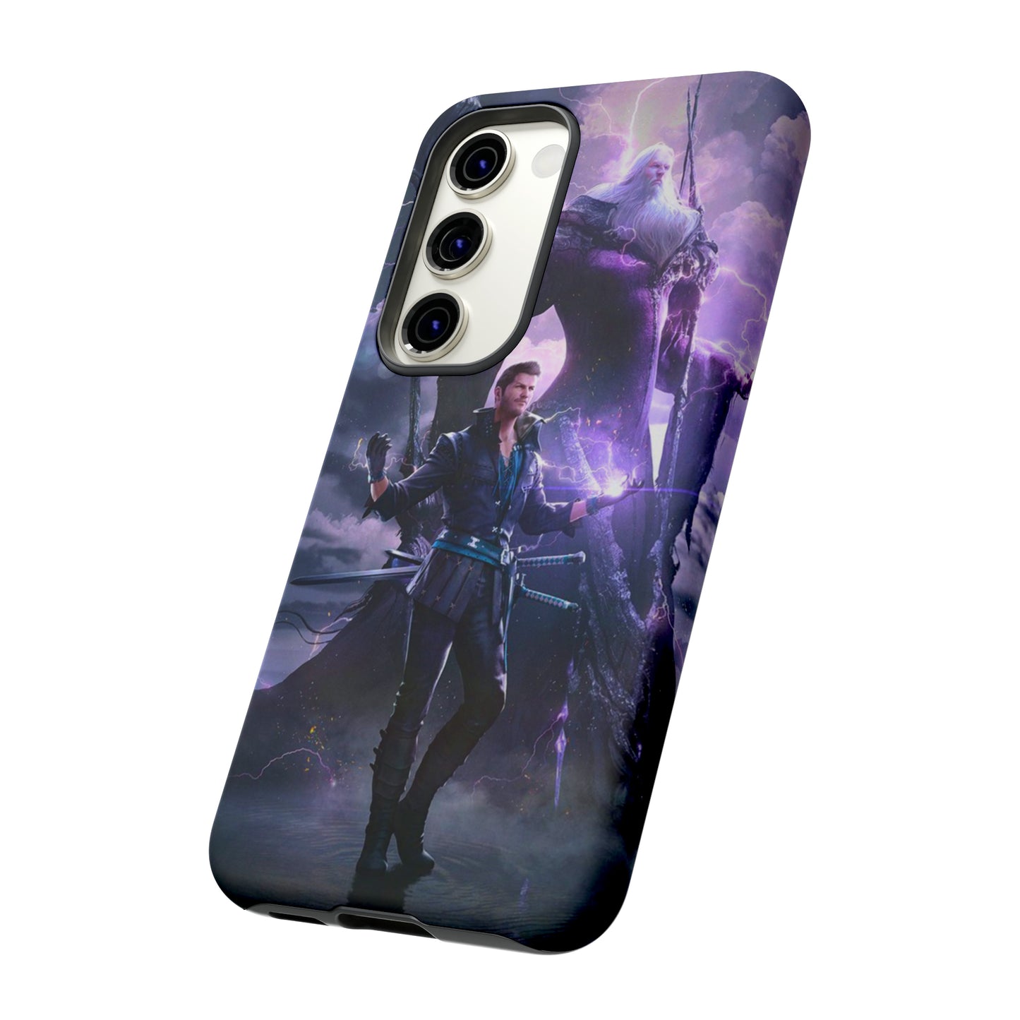 Final Fantasy XVI | Cidolfus Telamon | Enhance Tough Phone Cases for iPhone 11-15 Pro Max / Samsung S21 - 23 Ultra / Pixel 5 - 7