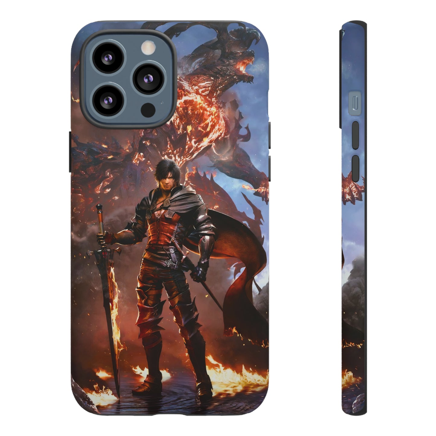 Final Fantasy XVI | Clive Rosfield | Enhance Tough Phone Cases for iPhone 11-15 Pro Max / Samsung S21 - 23 Ultra / Pixel 5 - 7