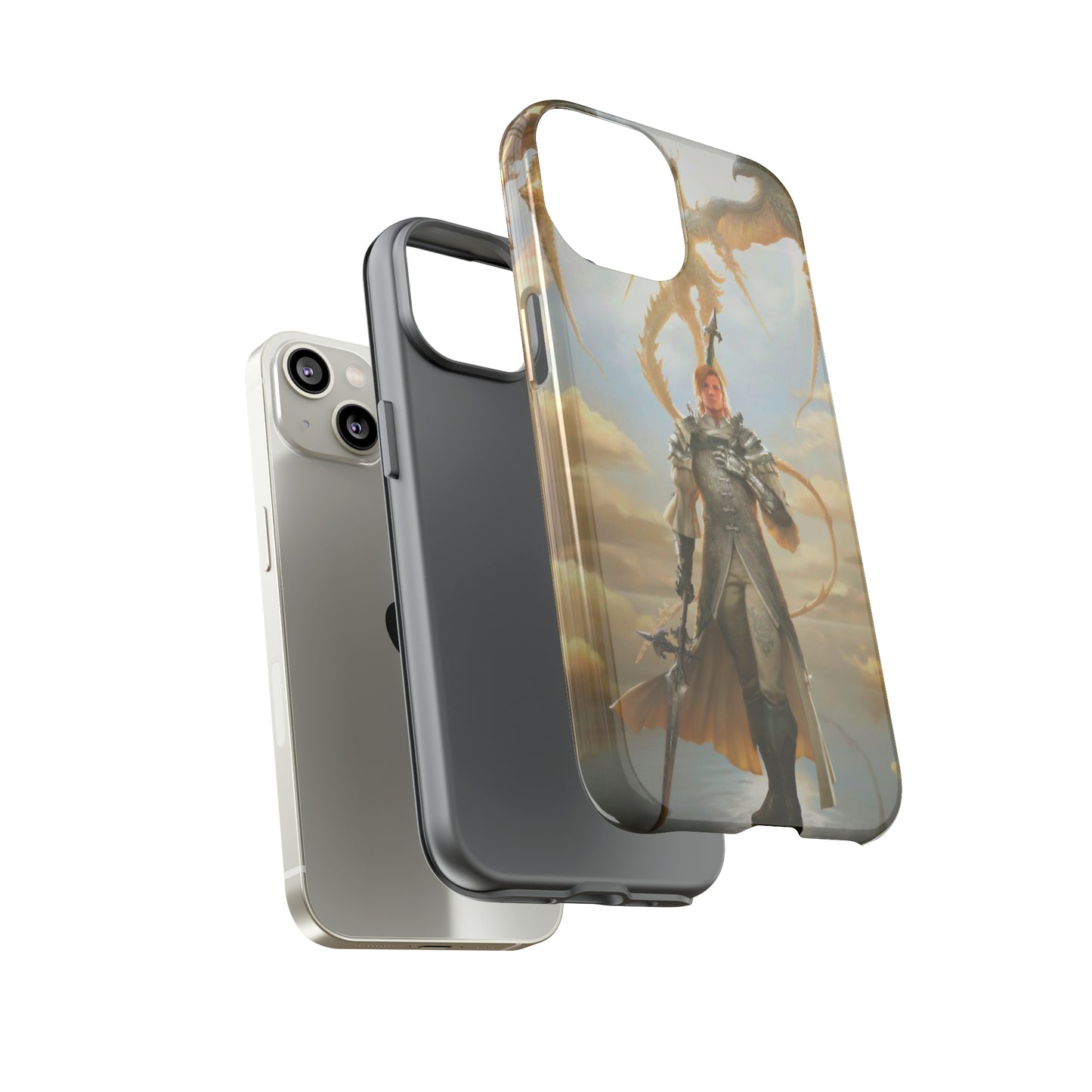 Final Fantasy XVI Dion Lesage | Enhance Tough Phone Cases for iPhone 11-15 Pro Max / Samsung S21 - 23 Ultra / Pixel 5 - 7