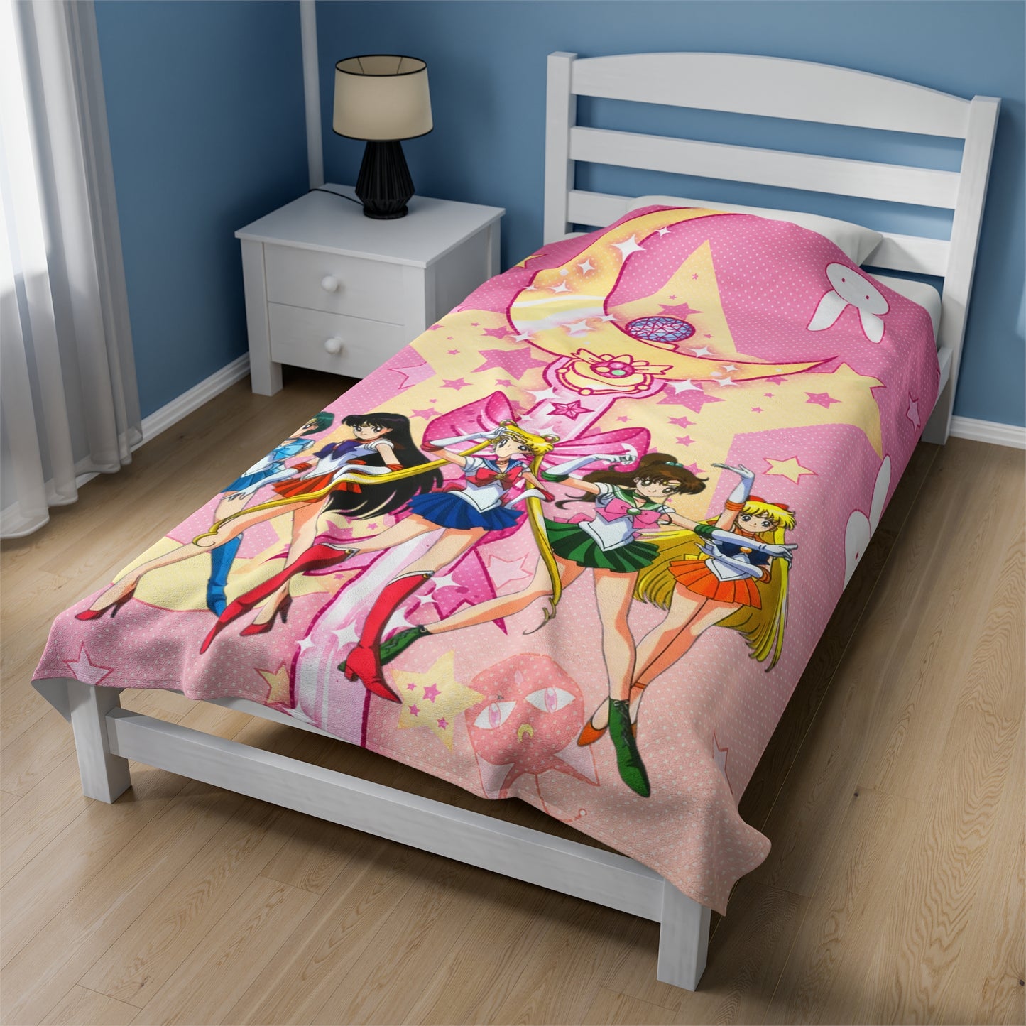 Sailor moon Velveteen Plush Blanket