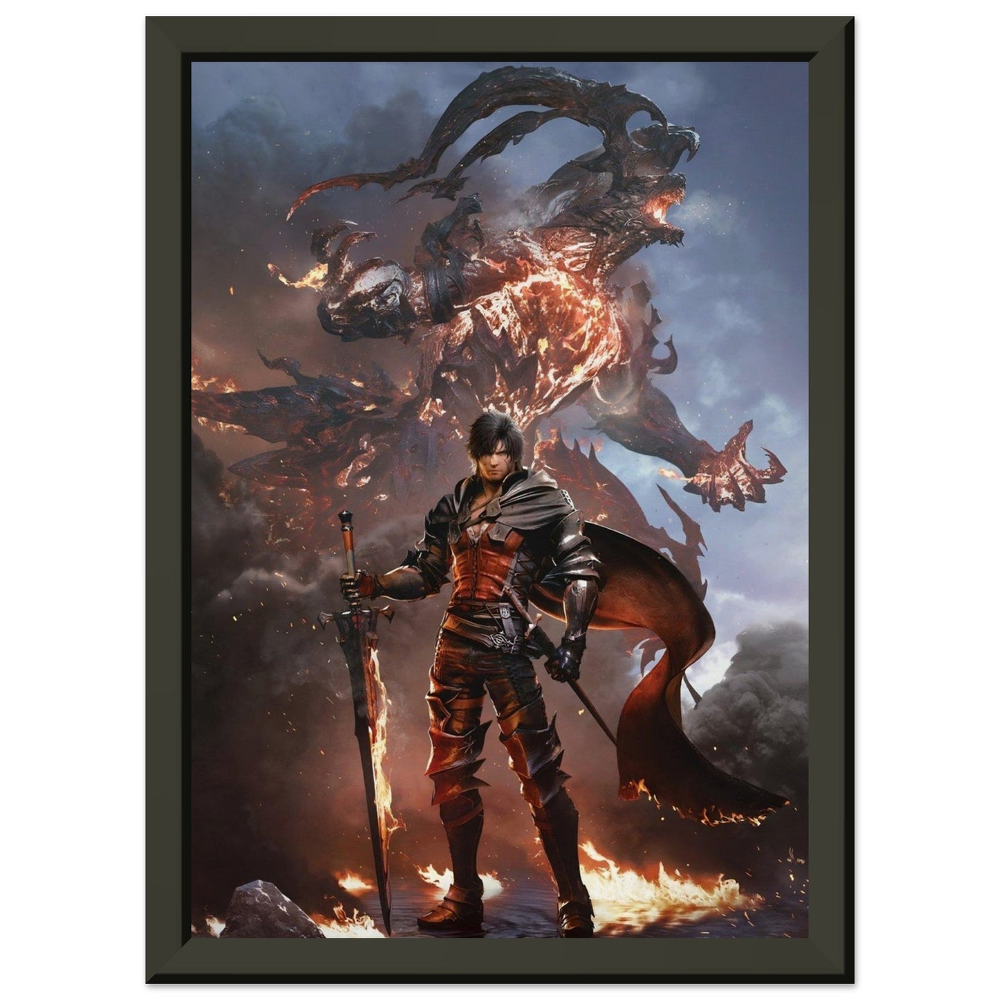 FFXVI Museum-Quality Matte Paper Metal Framed Poster