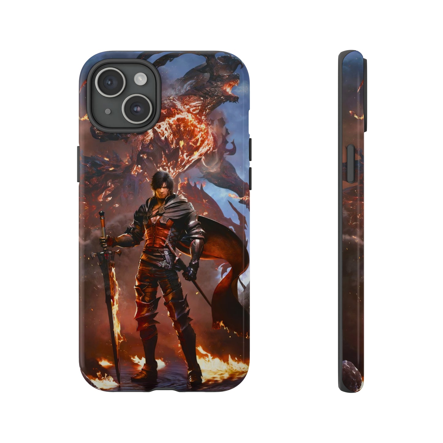 Final Fantasy XVI | Clive Rosfield | Enhance Tough Phone Cases for iPhone 11-15 Pro Max / Samsung S21 - 23 Ultra / Pixel 5 - 7